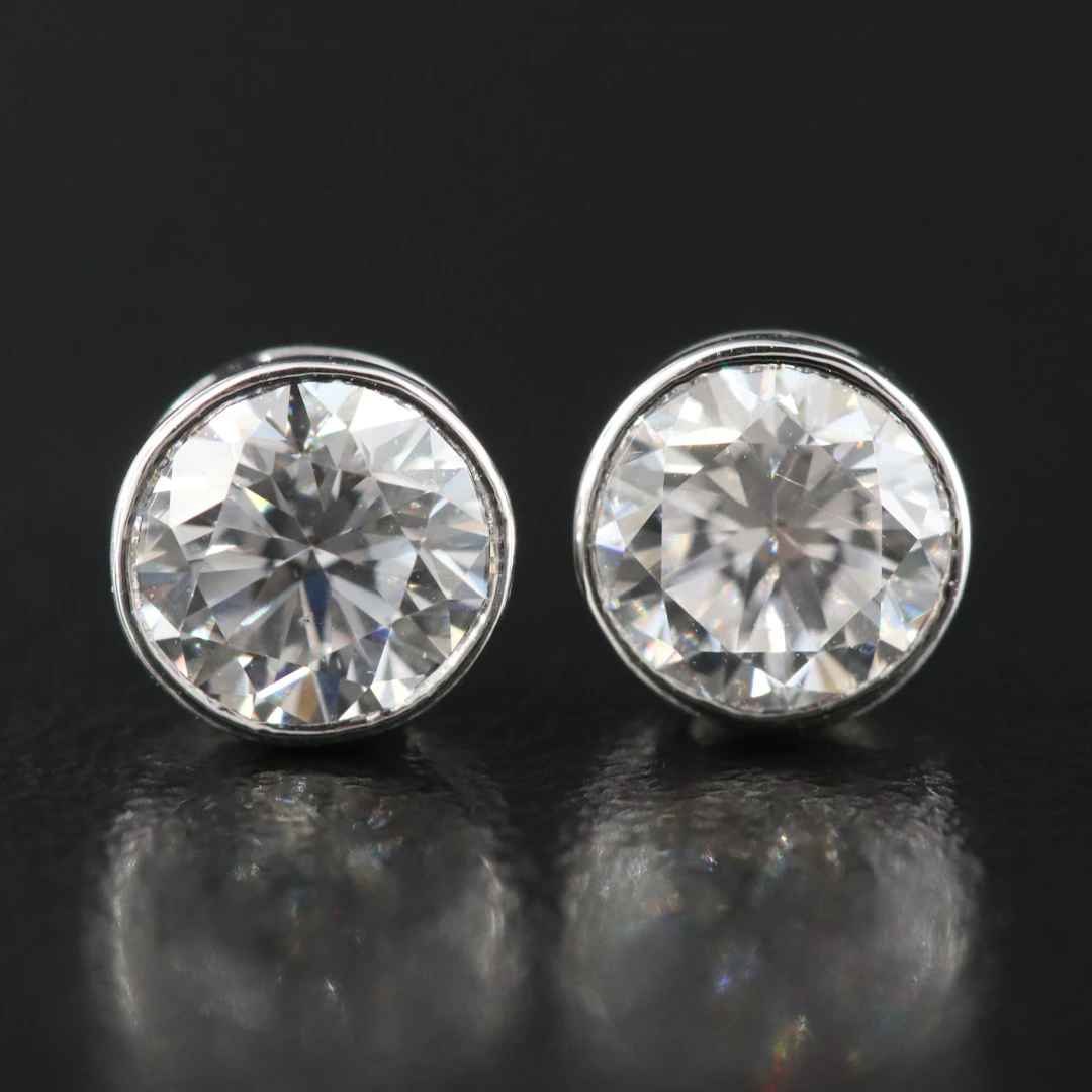 14K 1.01 CTW Lab Grown Diamond Stud Earrings