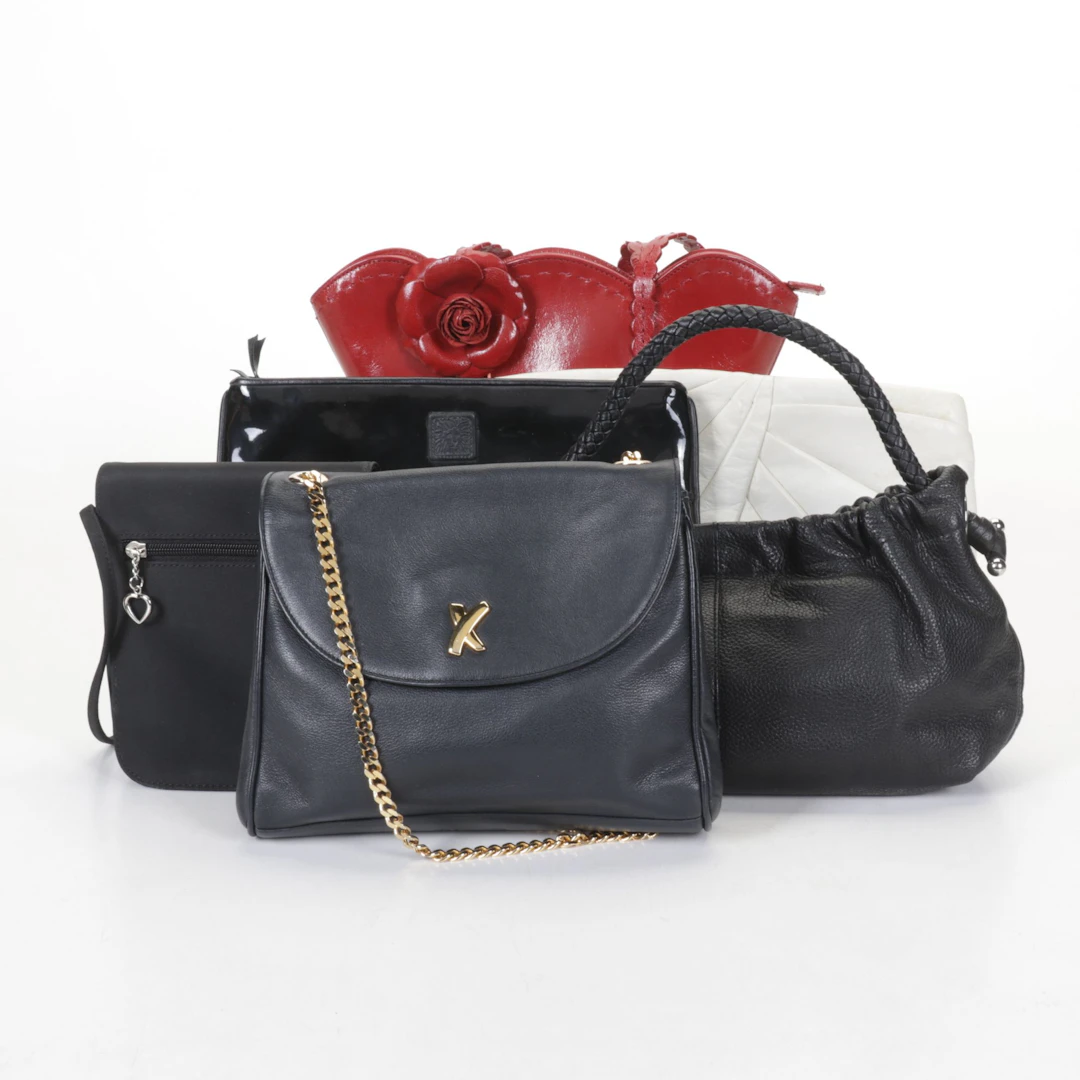Anne Klein, Paloma Picasso, Elliott Lucca and Inge Sport Clutches and Handbags