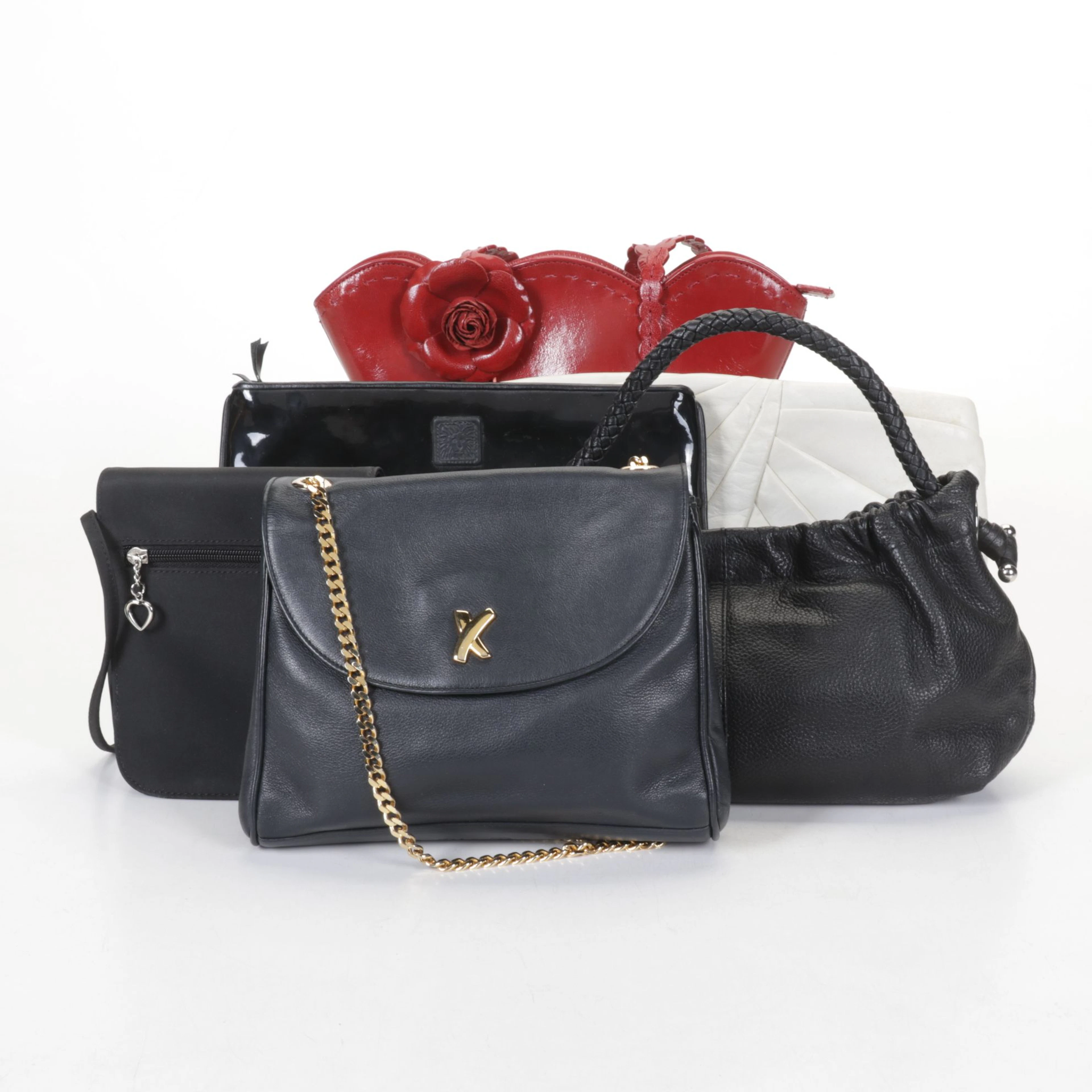Anne Klein, Paloma Picasso, Elliott Lucca and Inge Sport Clutches and Handbags
