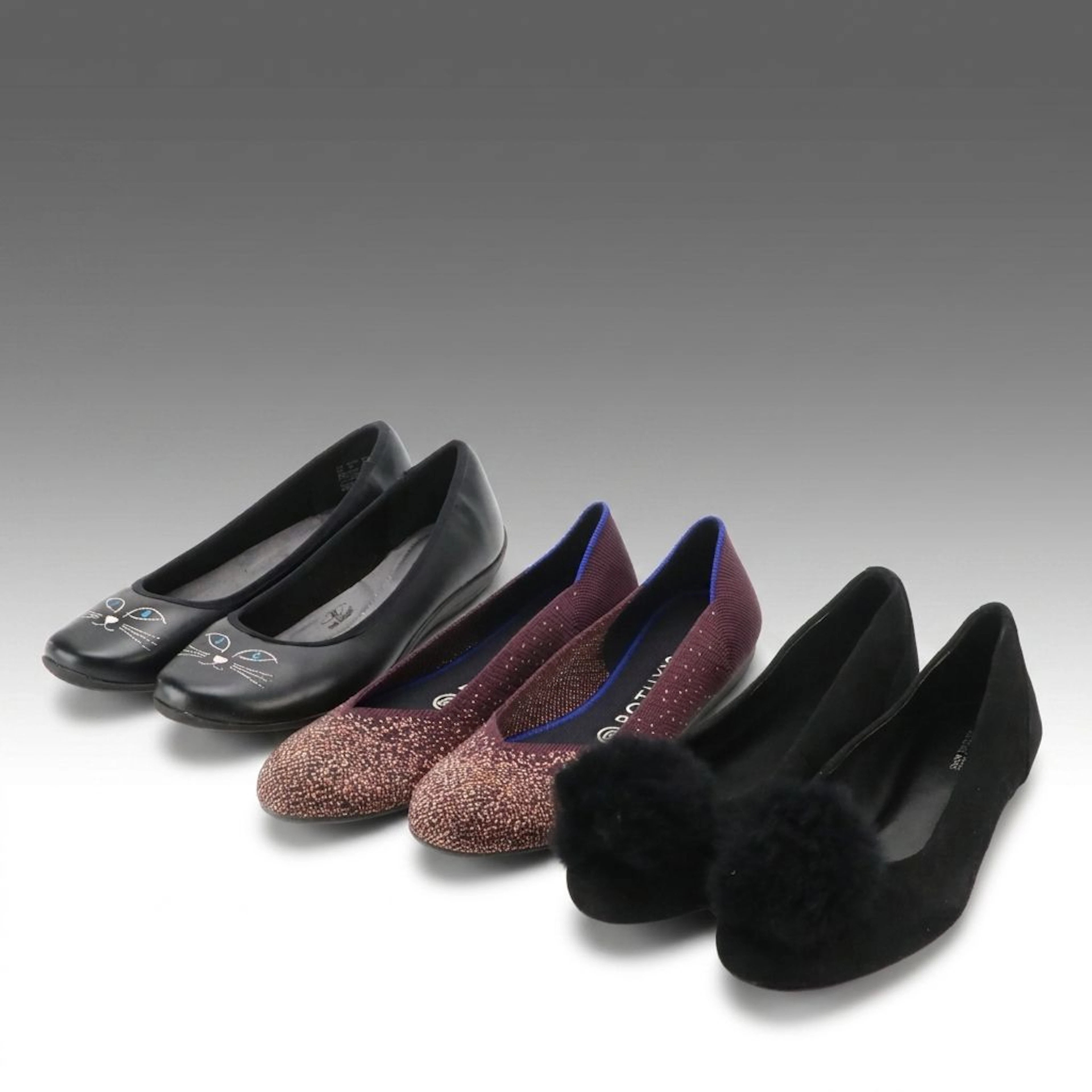 Rothy's, Michael Michael Kors, and Soft Style Slip-On Flats with Boxes