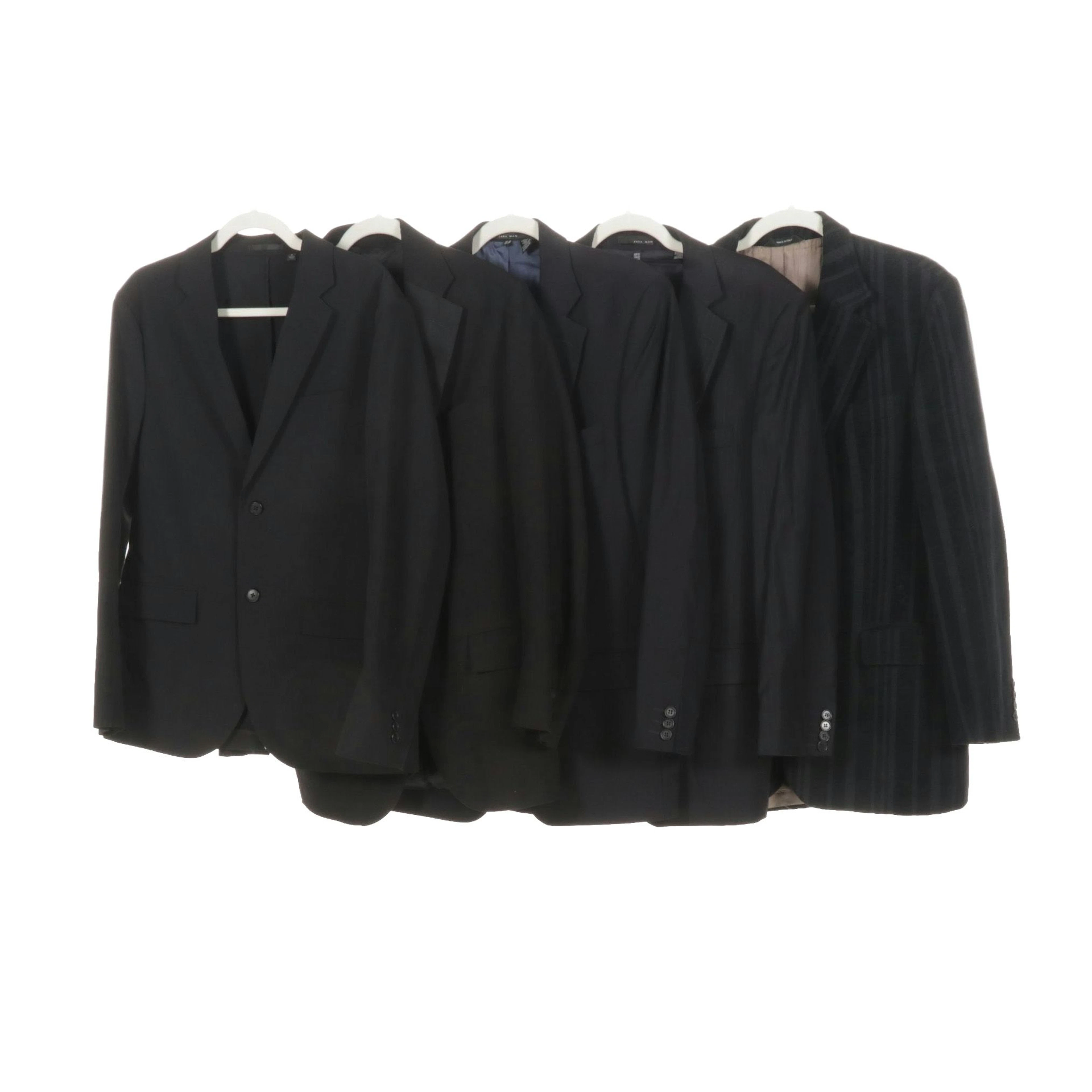 BOSS Hugo Boss, Polo Ralph Lauren, Uniqlo and Zara Man Suit Jackets