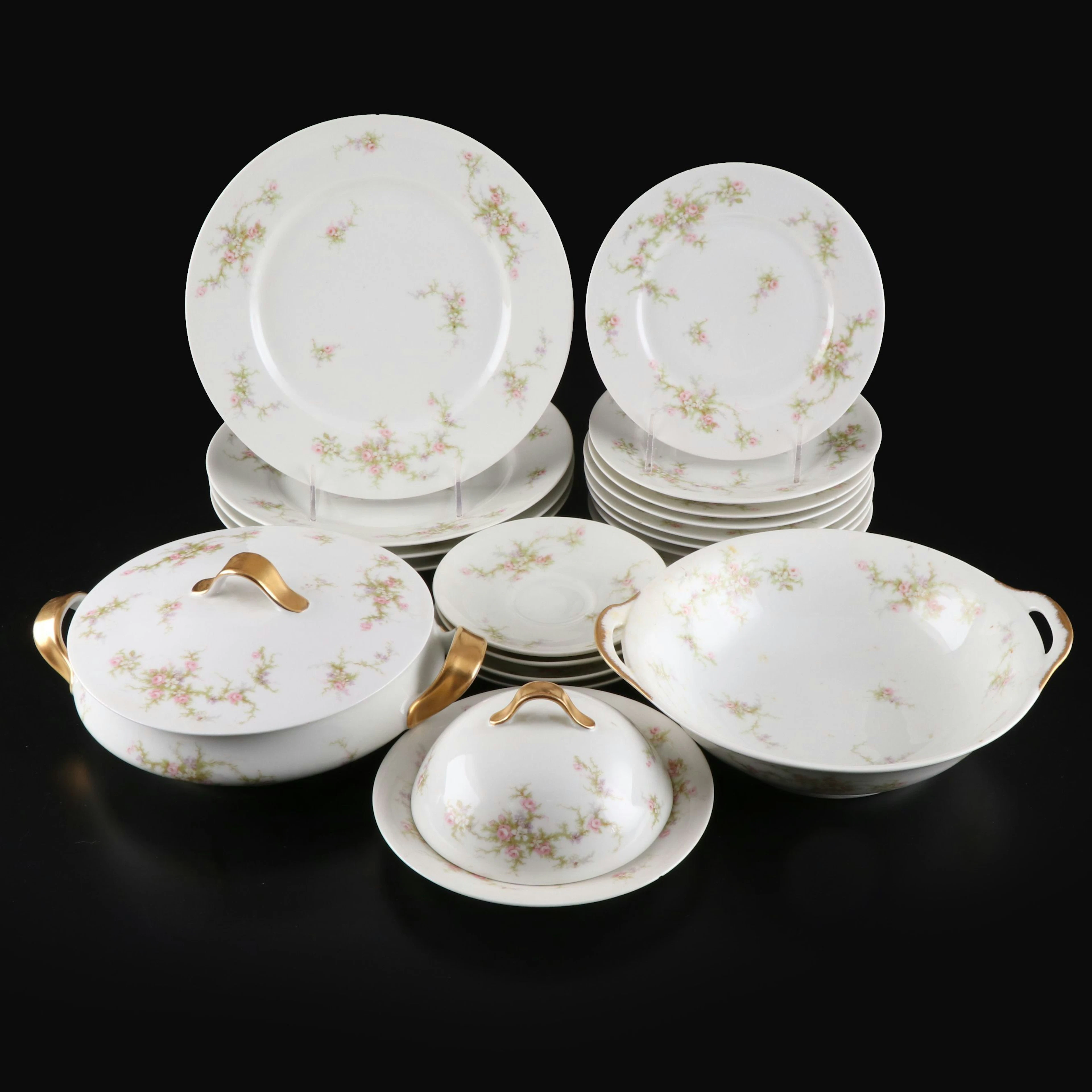 Theodore Haviland "Rosalinde" Porcelain Dinnerware