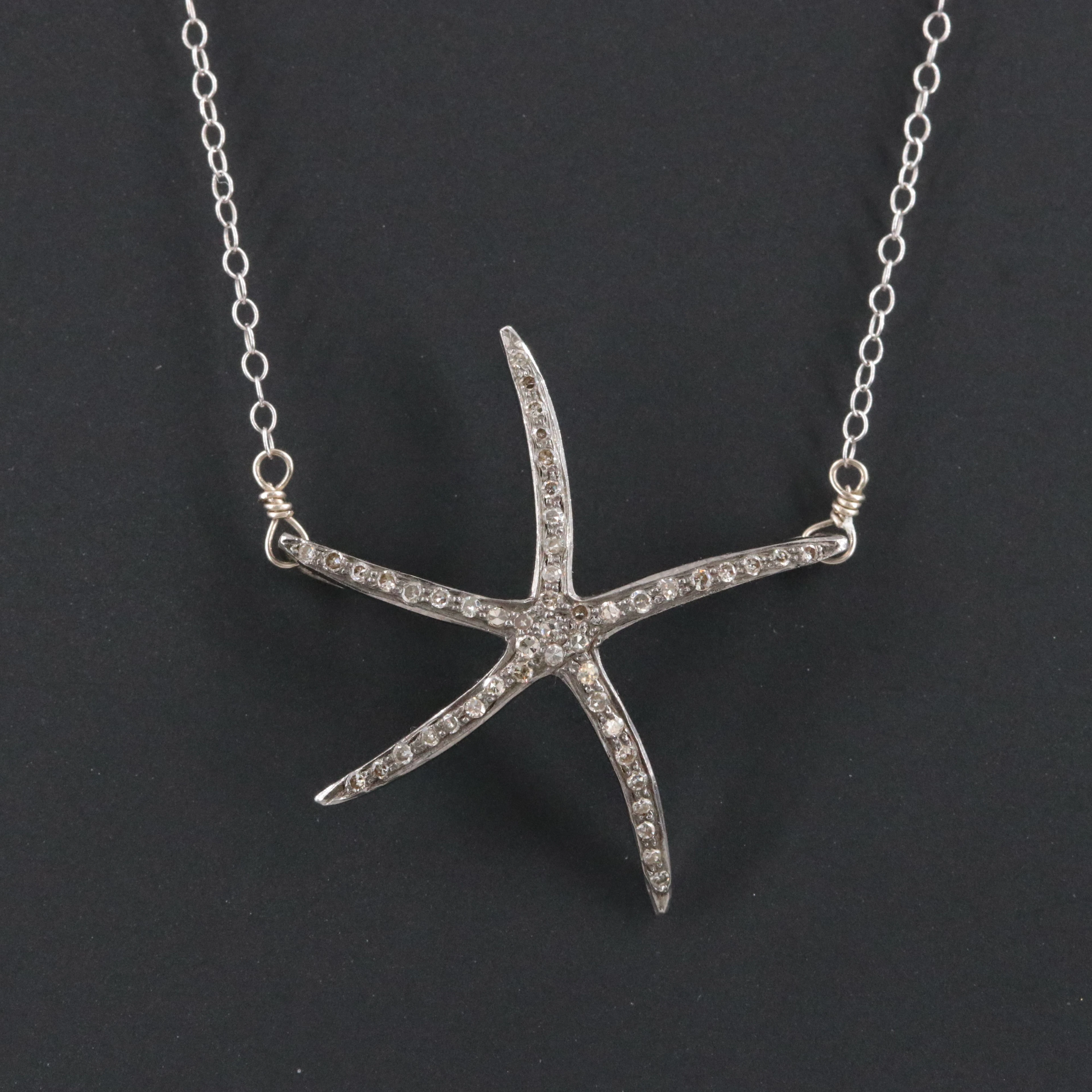 14K 0.31 CTW Diamond Starfish Necklace