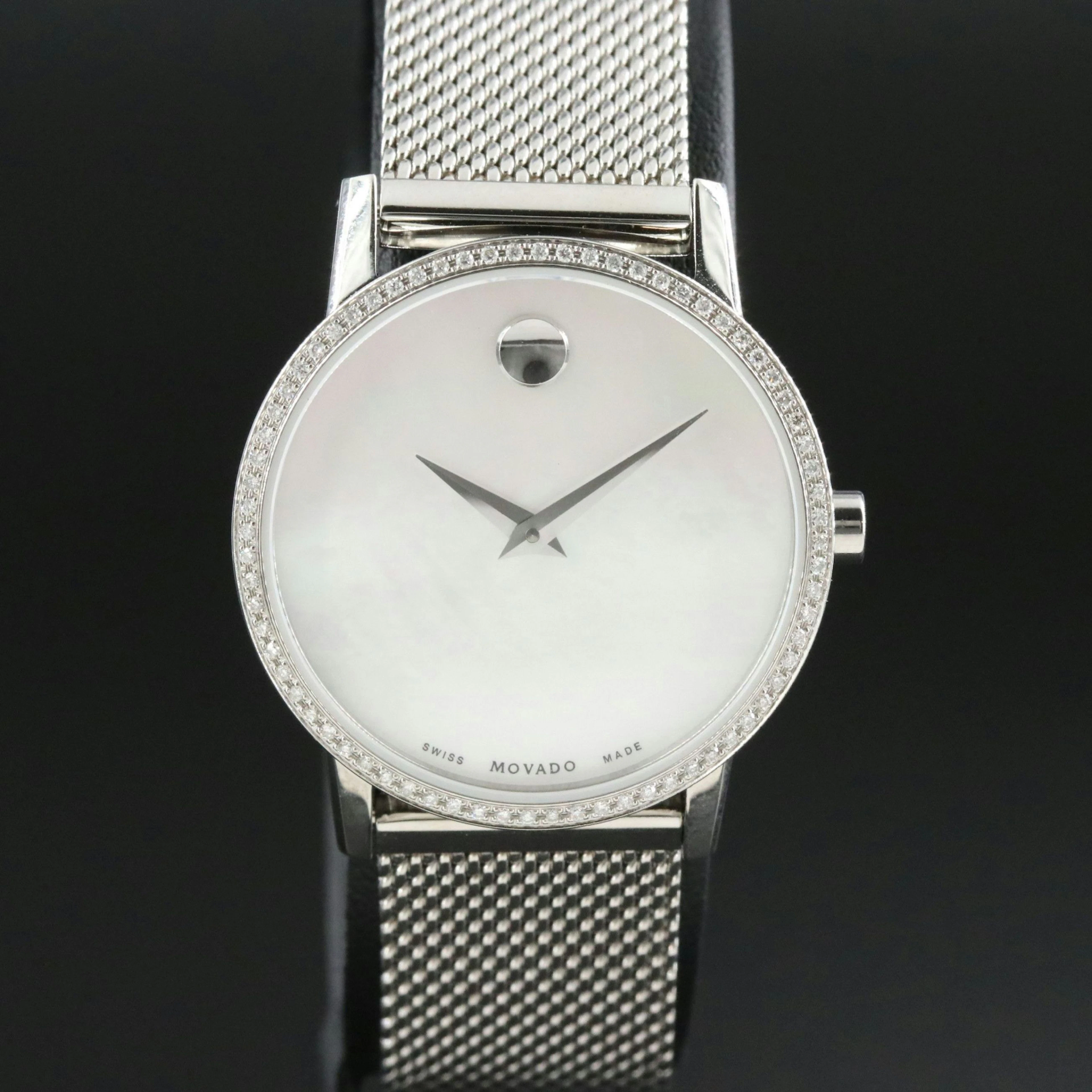 Movado Museum Classic Signature Diamond Quartz Watch