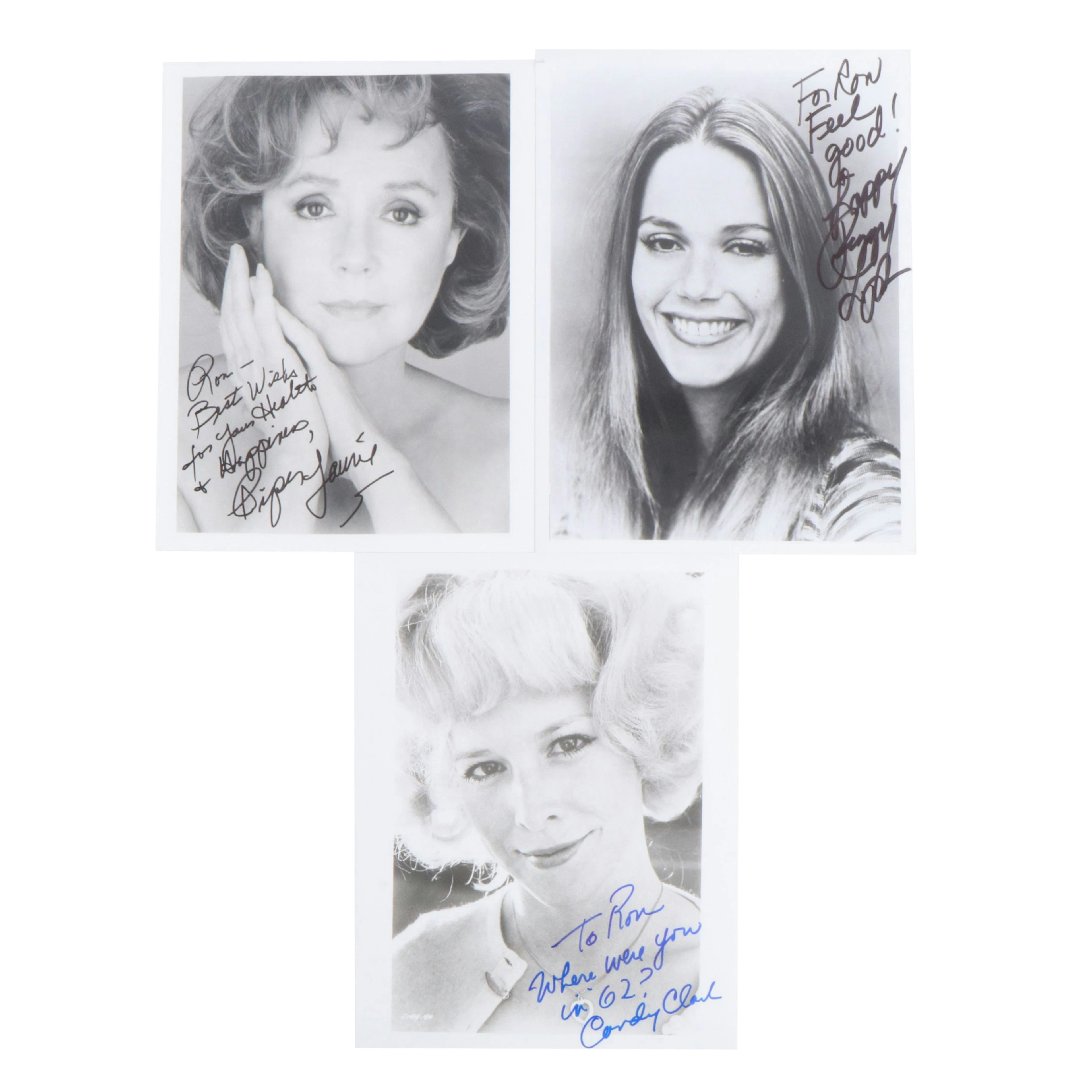 Three "Twin Peaks" Actress-Signed Photo Prints, Including Piper Laurie