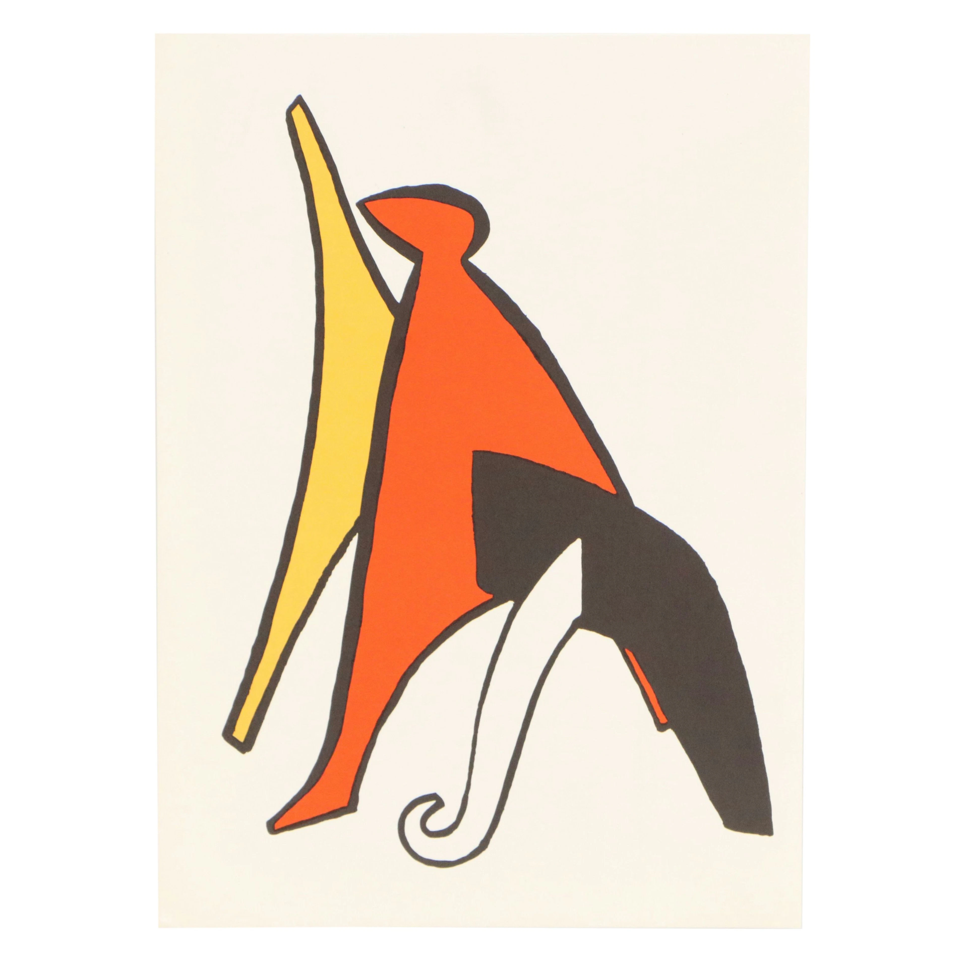 Alexander Calder "Sabot et Bonnet Phrygien" Lithograph, 1976