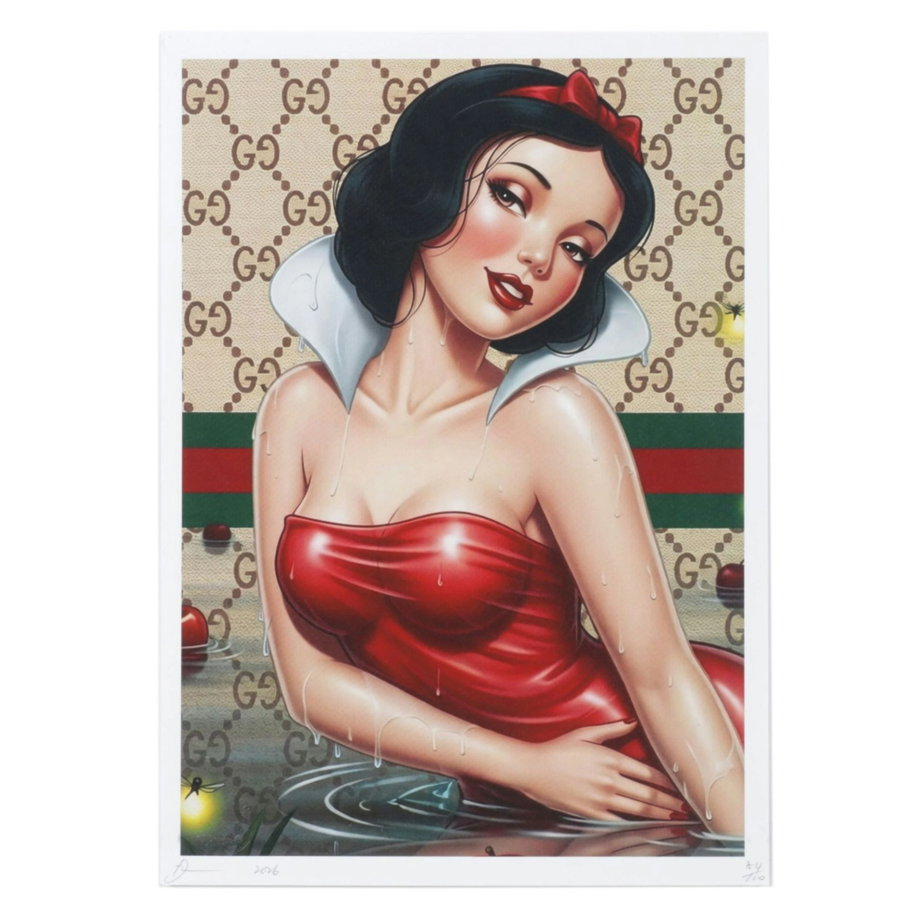Death NYC Pop Art Graphic Print Homage to Snow White x Gucci, 2026