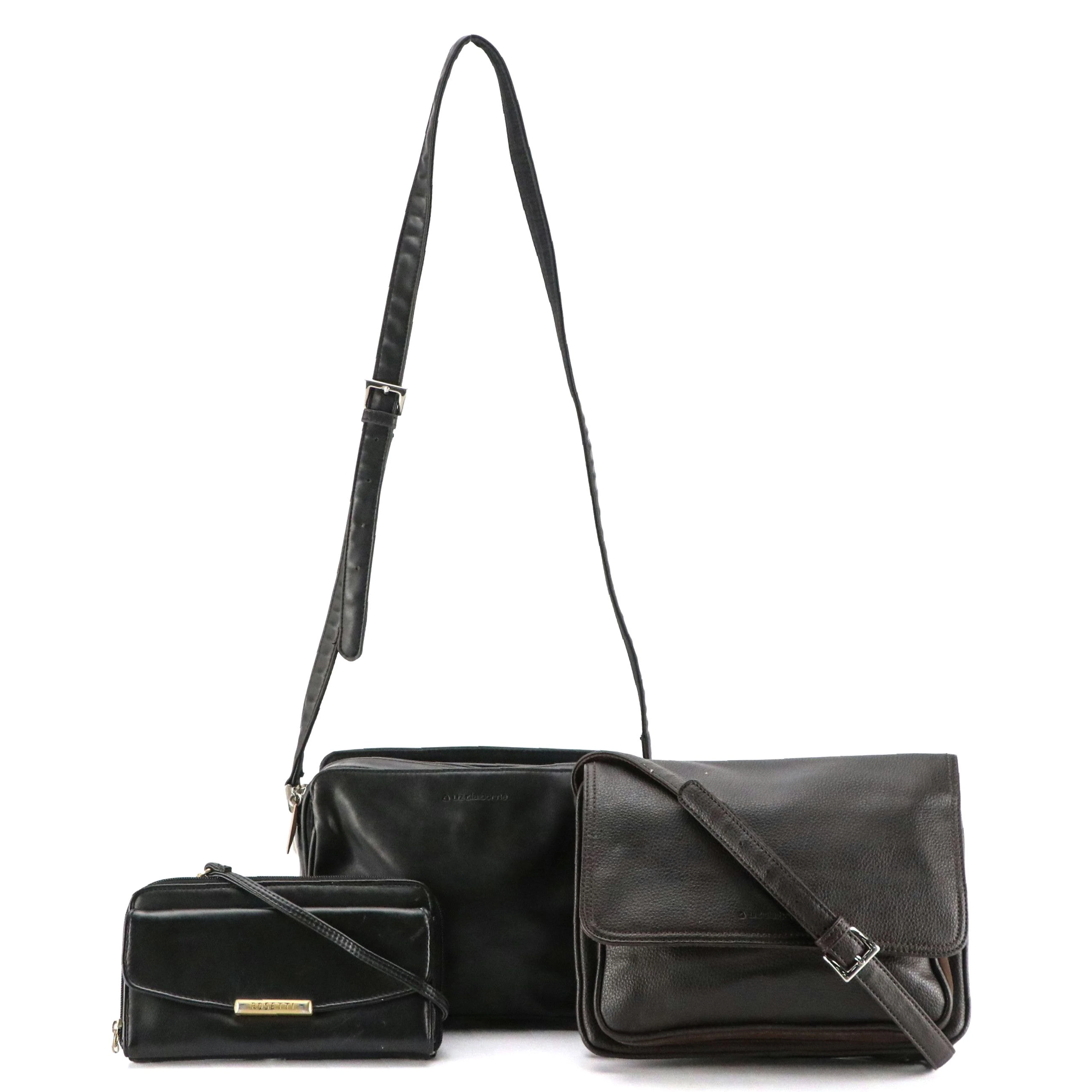 Rosetti and Liz Claiborne Faux Leather Crossbody Bags