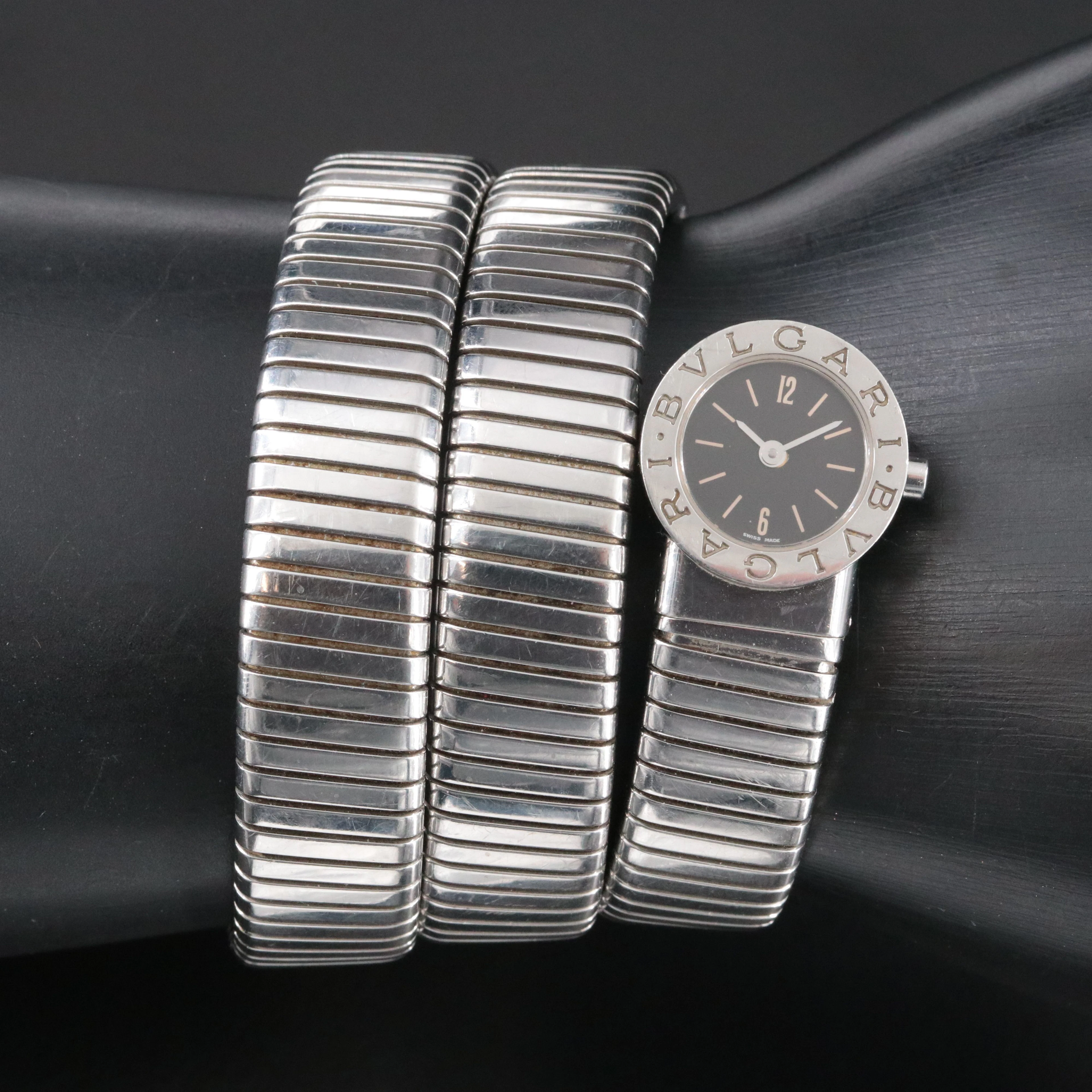 BVLGARI Serpenti Tubogas BB 19 1TS Steel Quartz Watch