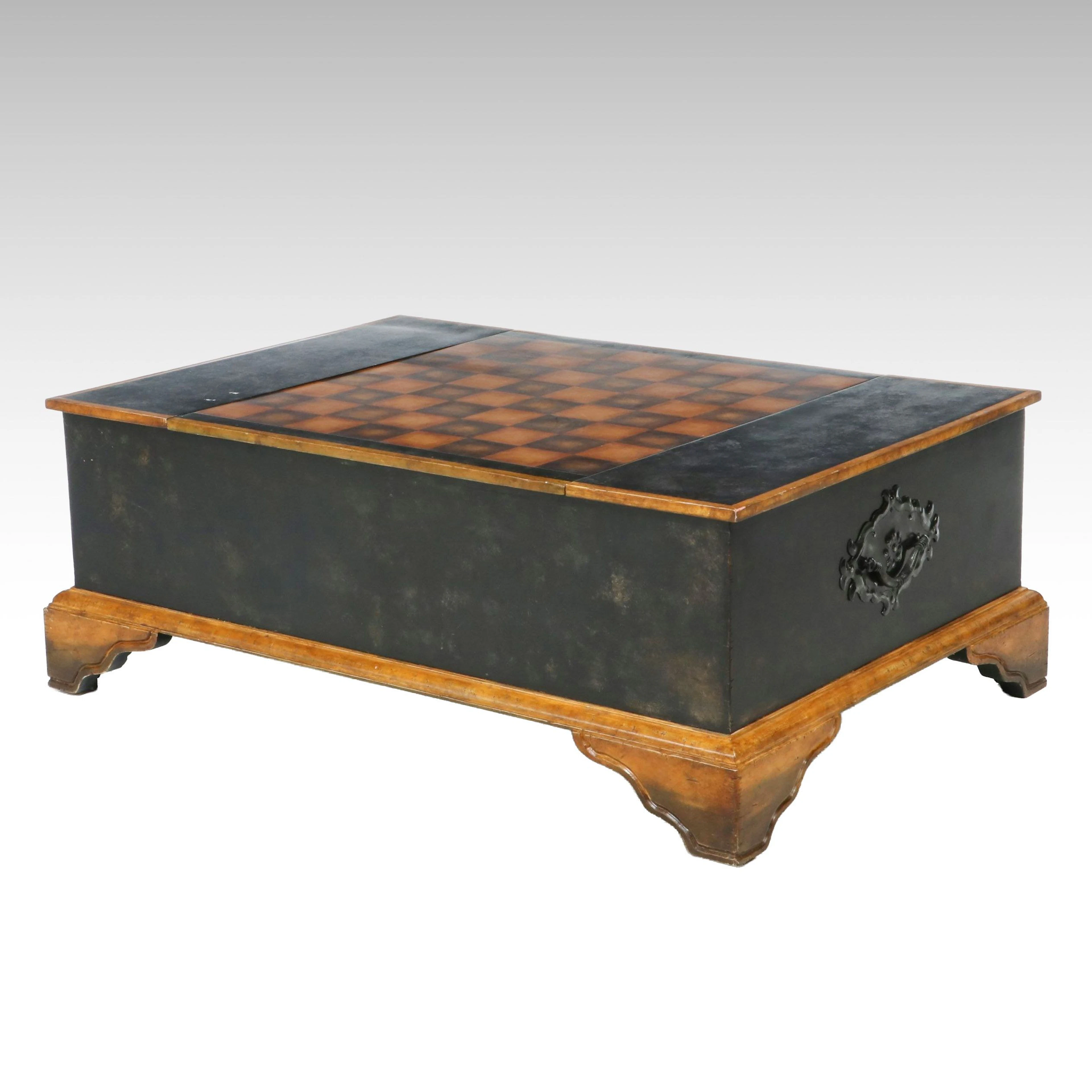 Chess Board Game Coffee Table, 21st Century