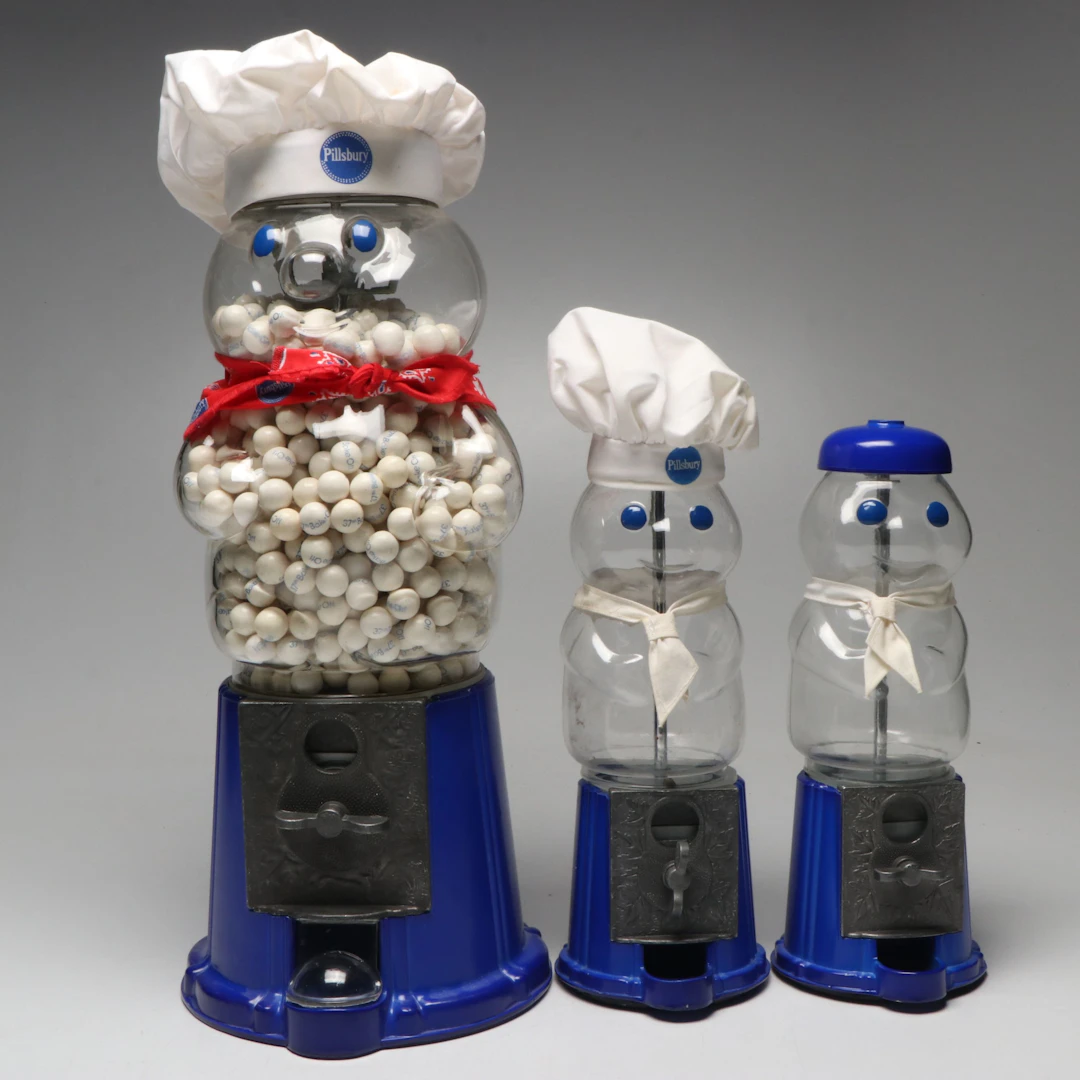 Pillsbury Doughboy Advertising Gumball Machines