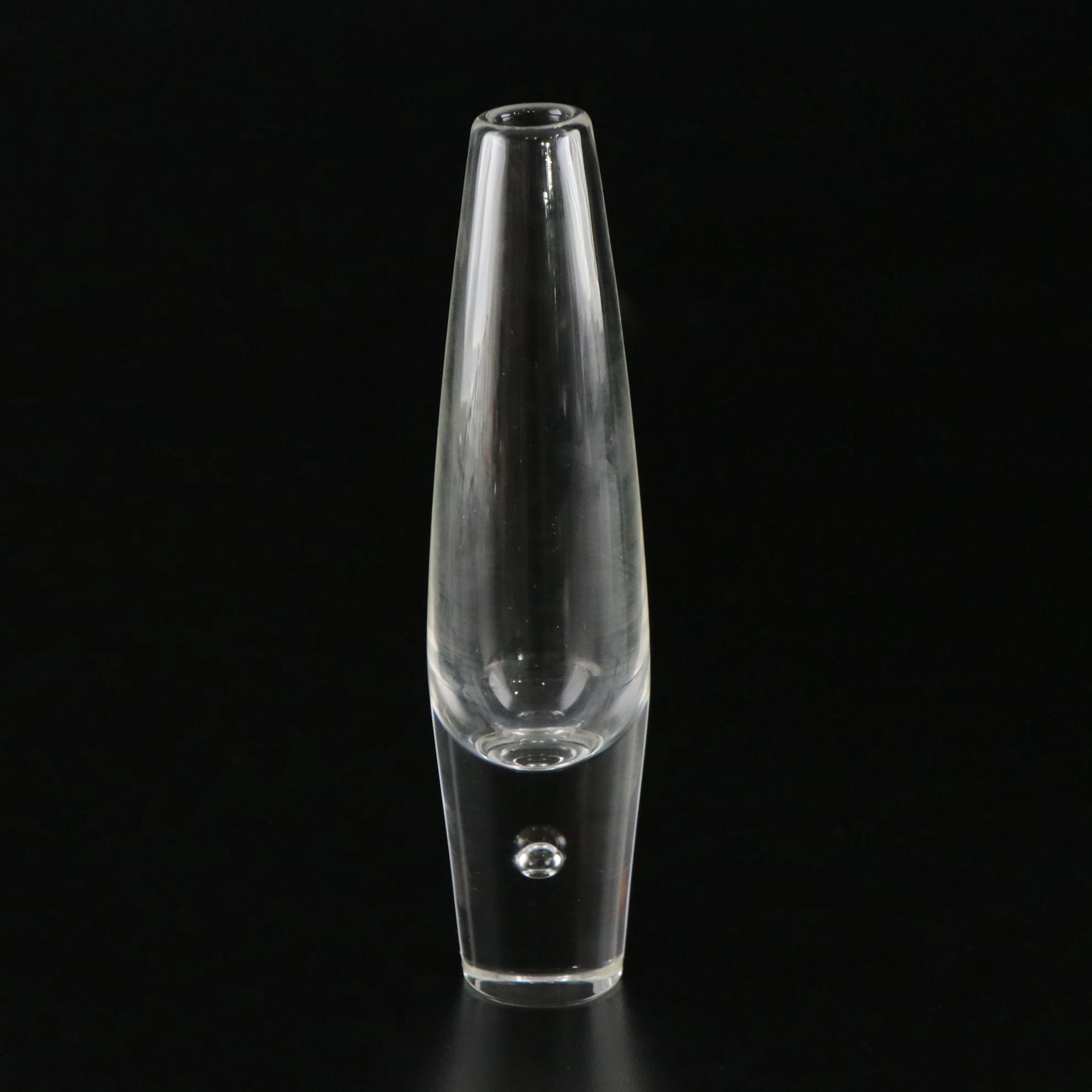 Steuben "Teardrop" Art Glass Vase Designed by David Hills, Mid/Late