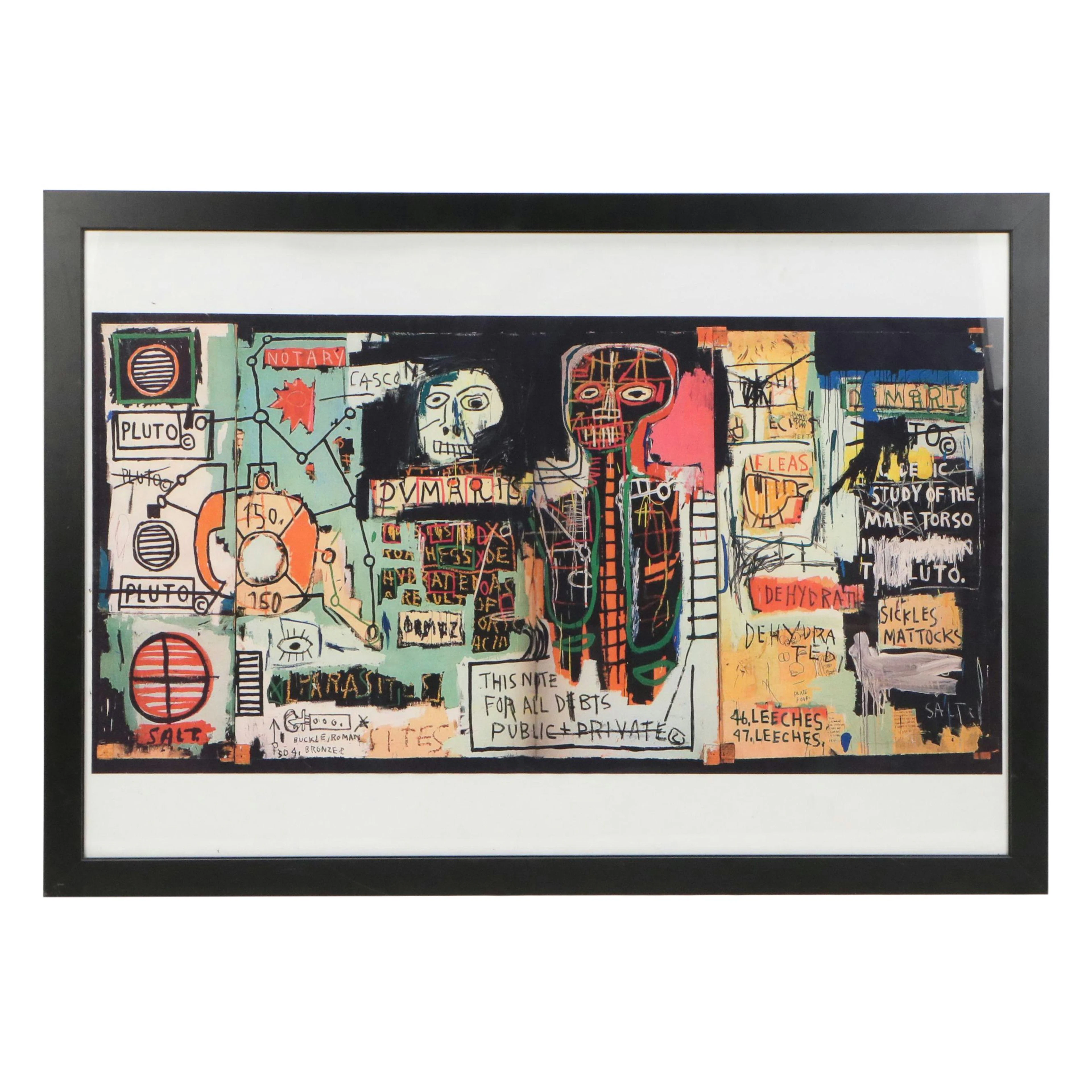 Giclée "Notary" After Jean-Michel Basquiat