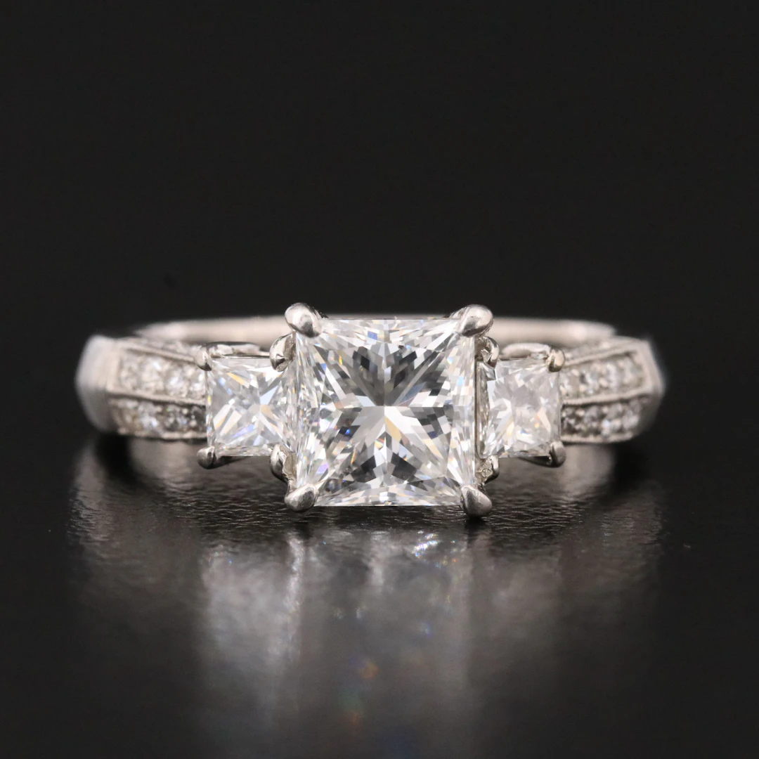 Platinum 2.30 CTW Diamond Ring