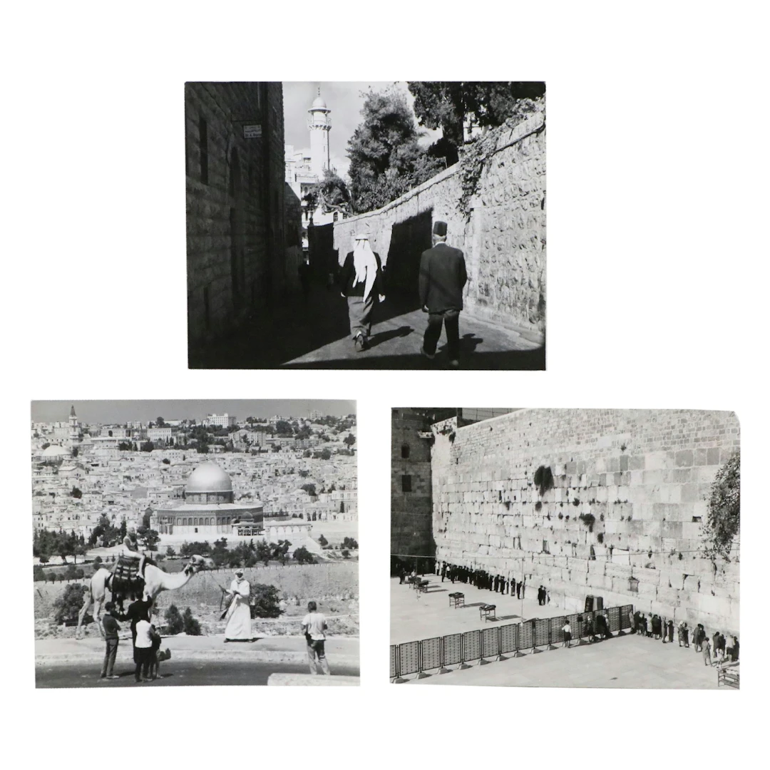 Bernard G. Silberstein Silver Gelatin Photographs of Jerusalem