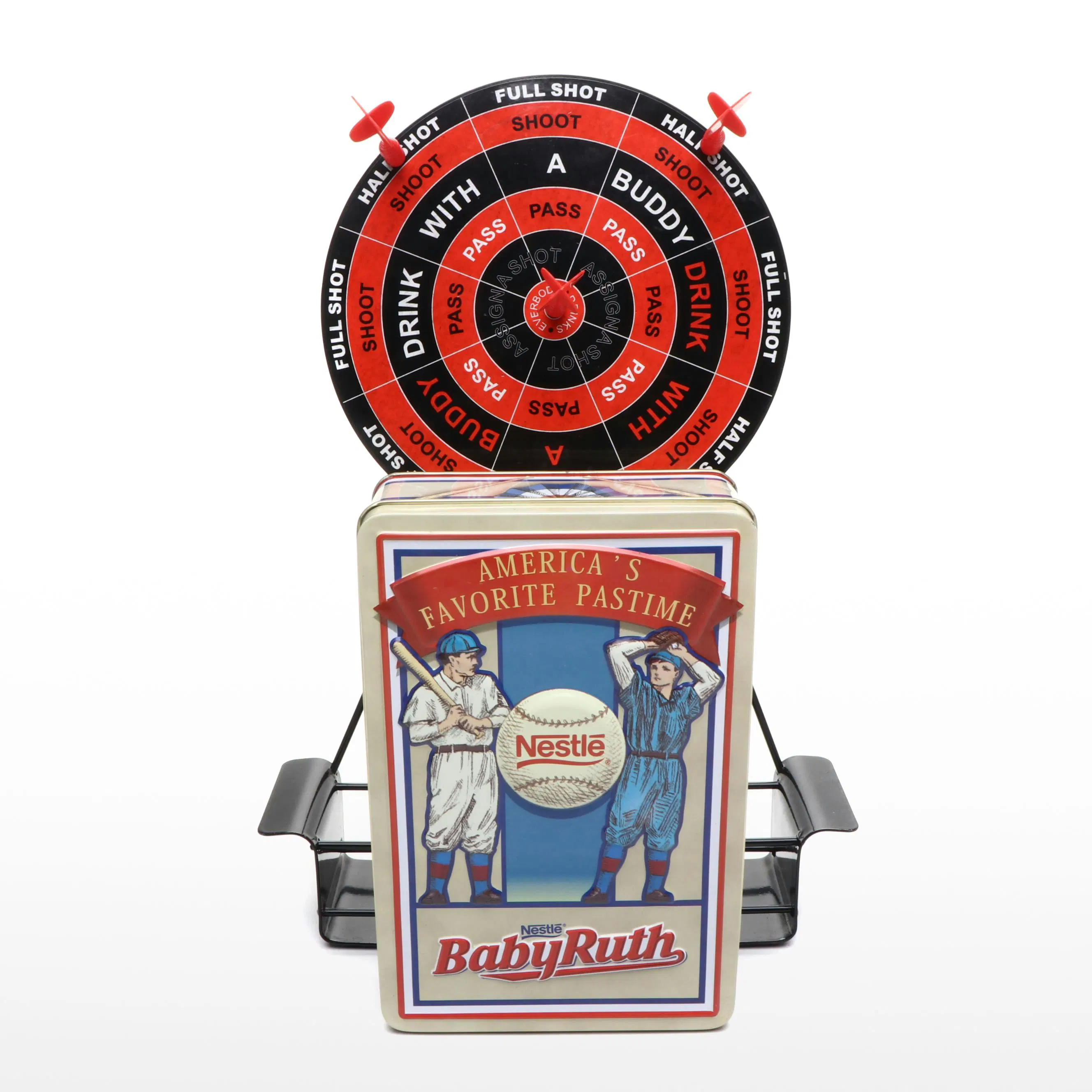 Nestle Limited Edition Baby Ruth Tin with Mini Darts Drinking Game ...