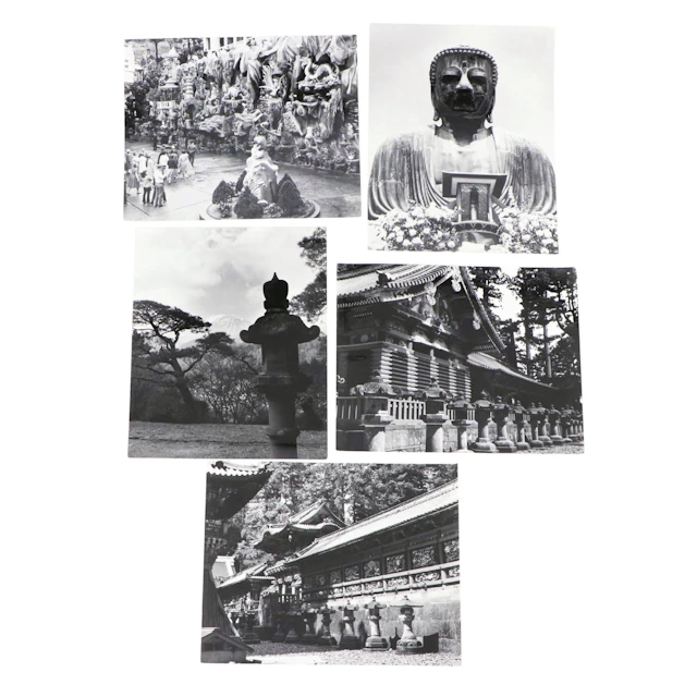 Bernard G. Silberstein Silver Gelatin Photographs of Tōshōgū Shrine and Gardens