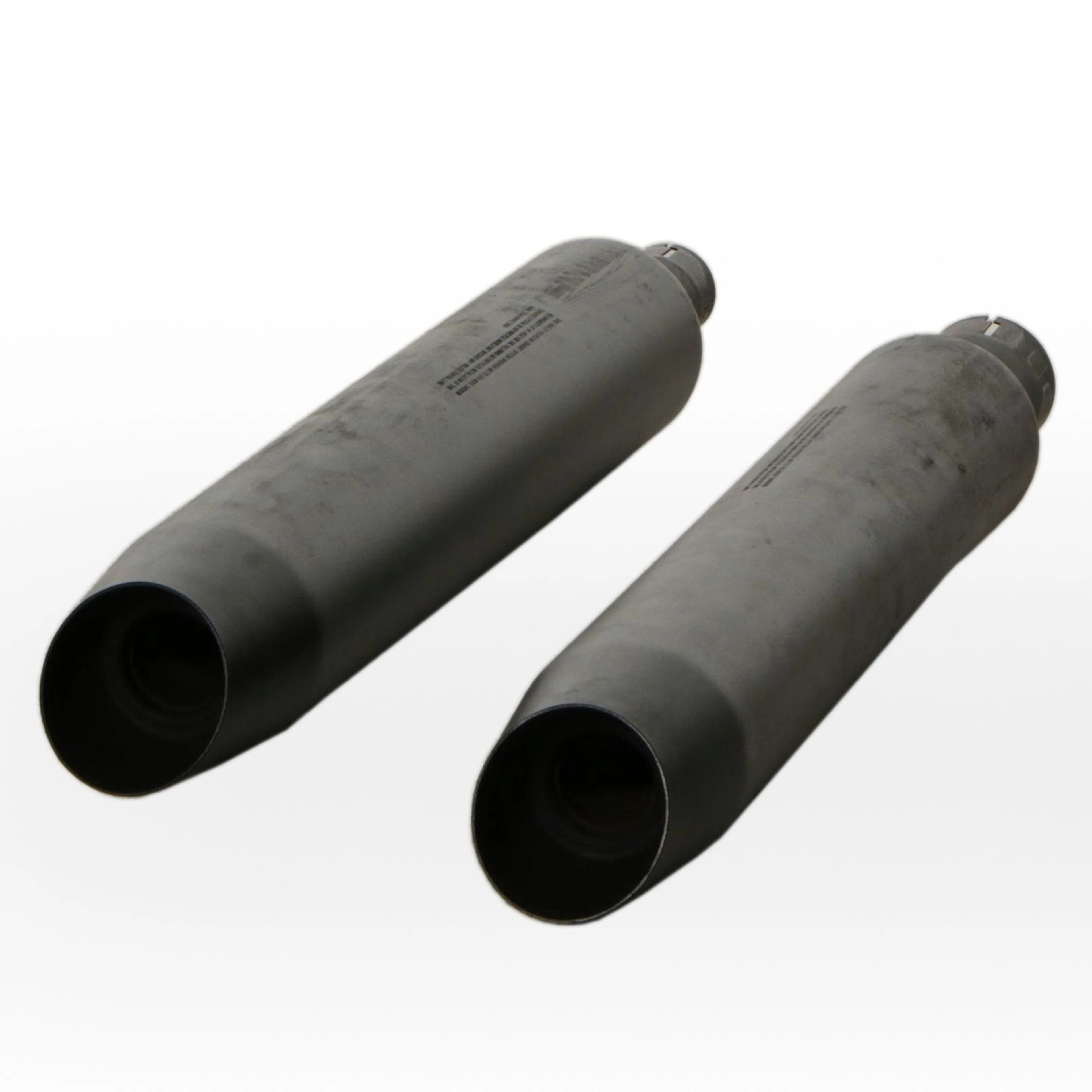 Harley-Davidson Slip-On Mufflers in Matte Black