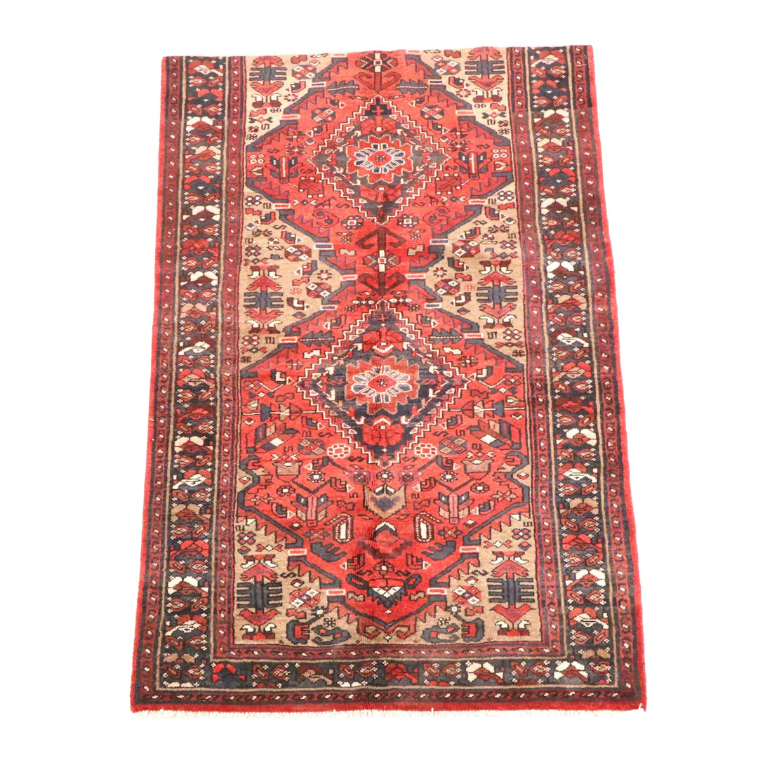 3'7 x 5'7 Hand-Knotted Northwest Persian Remnant Area Rug