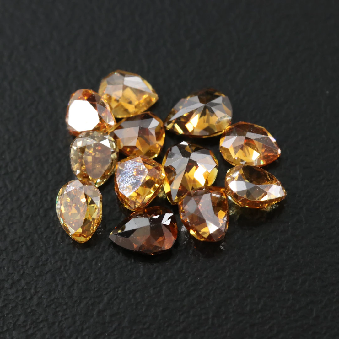 Loose 2.71 CTW Fancy Yellow and Brown Diamonds