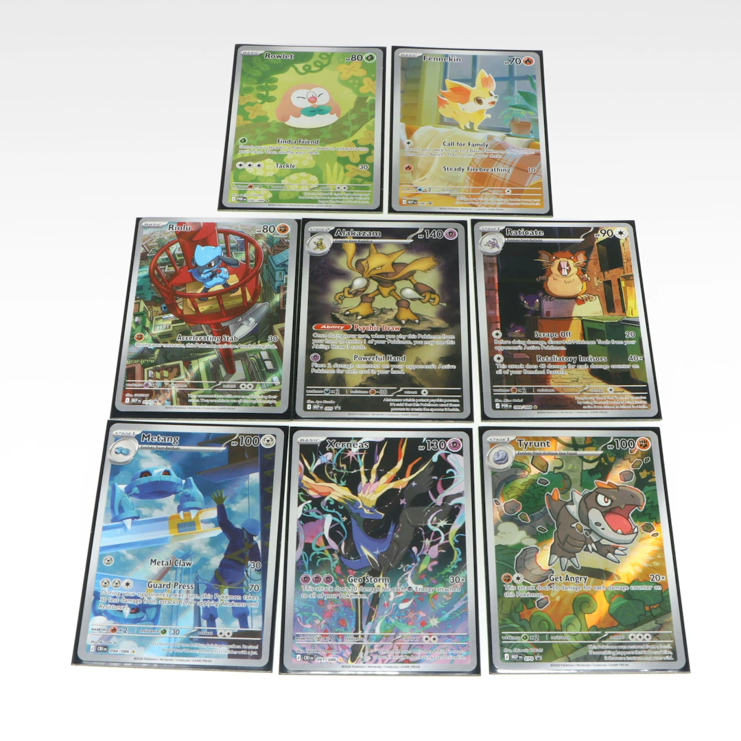 Pokémon Cards Featuring Xerneas, Alakazam and More, 2026
