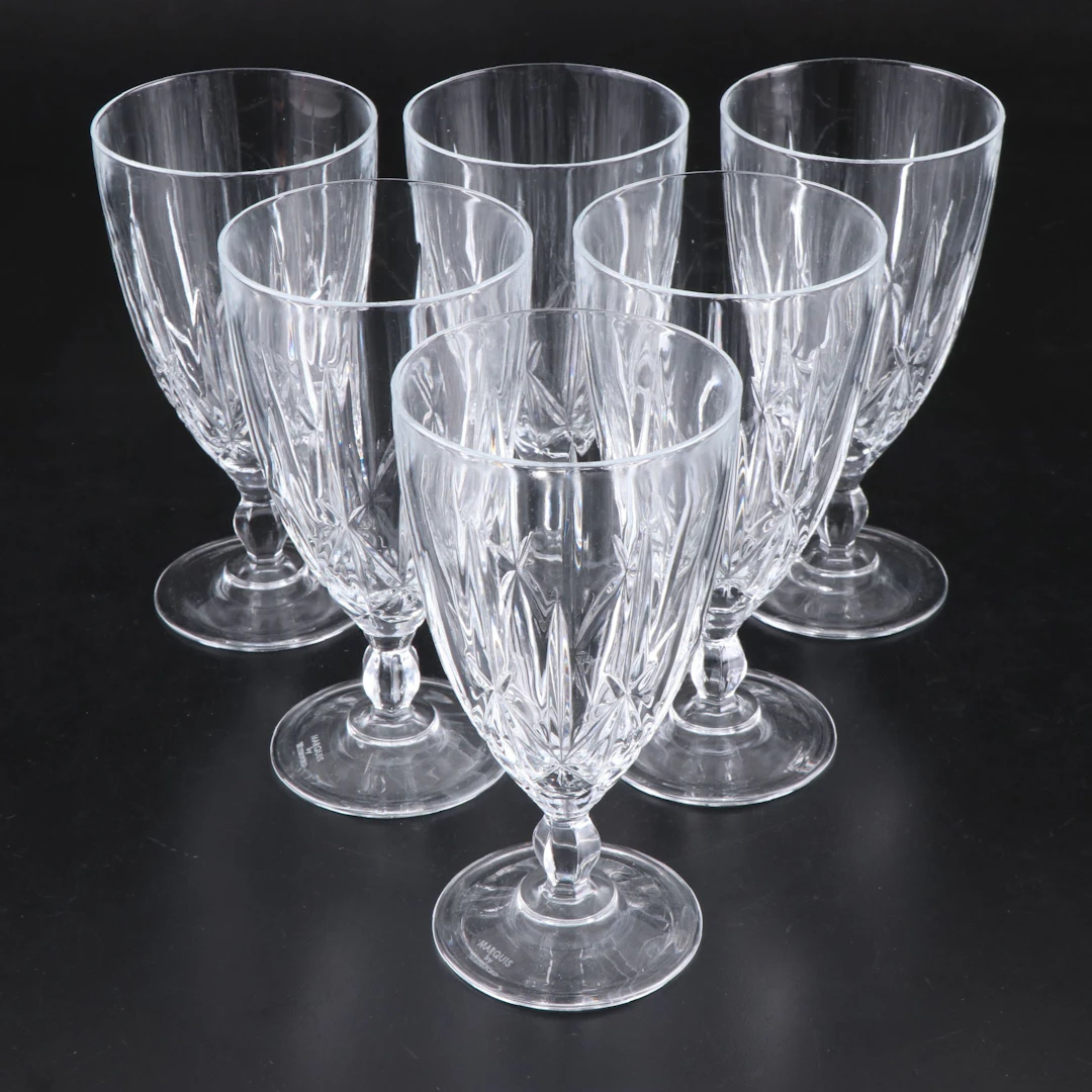 Marquis by Waterford "Laurent" Crystal Iced Tea Glasses