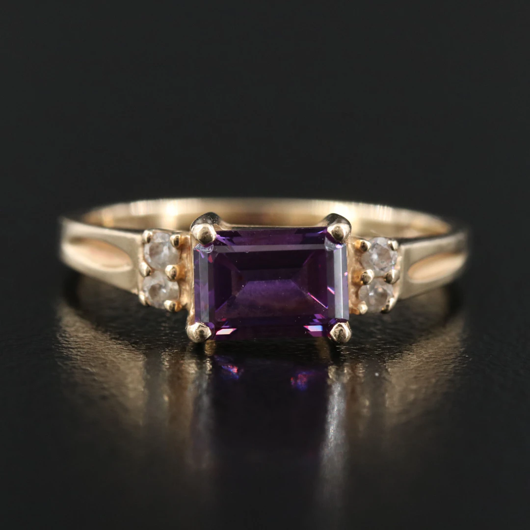 14K CZ Ring