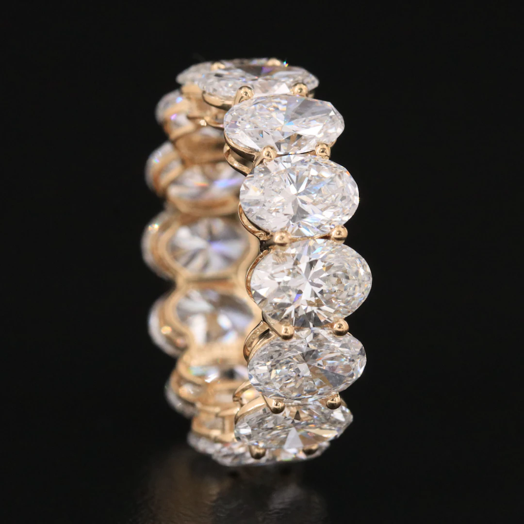 14K 10.65 CTW Lab Grown Diamond Eternity Band