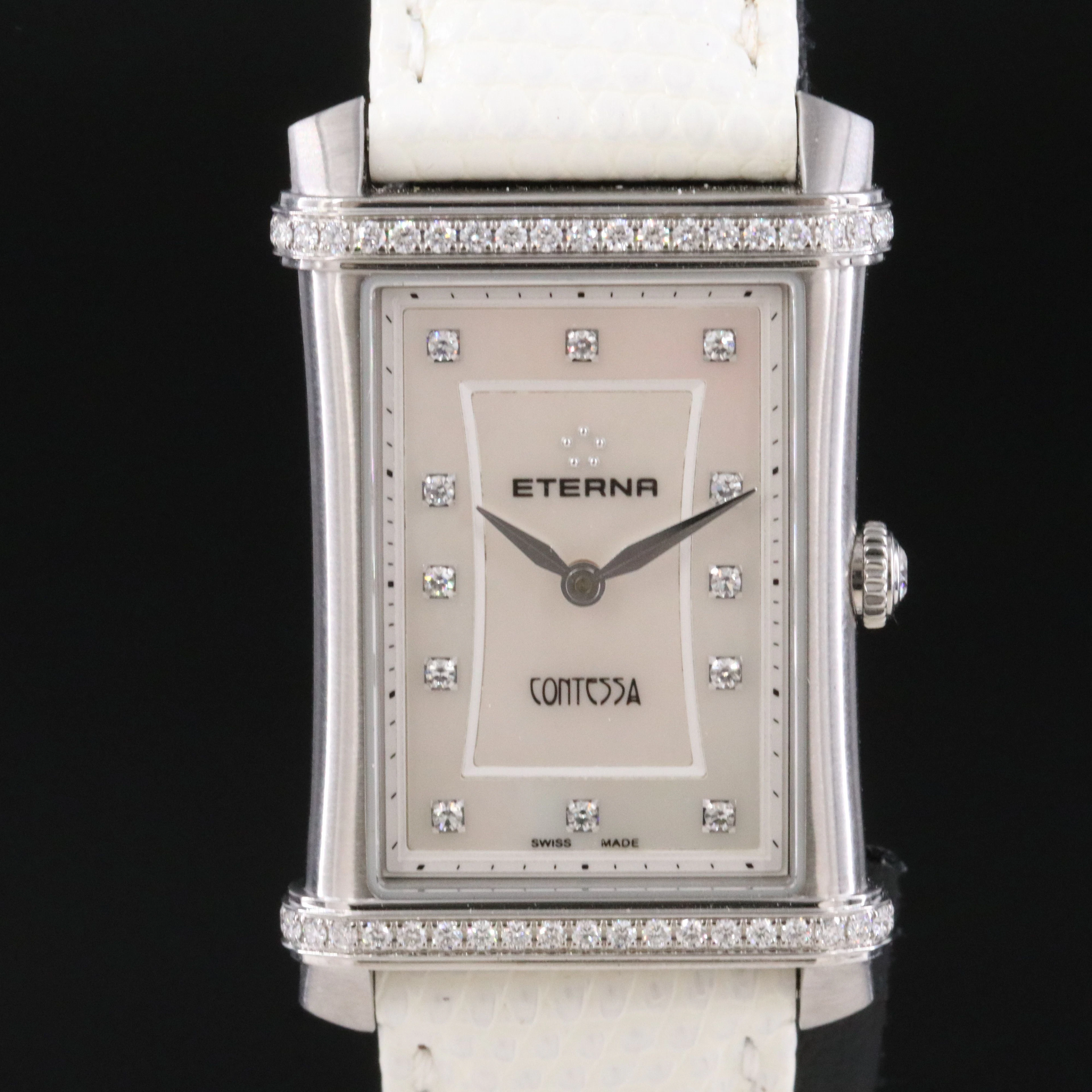 Eterna Contessa Diamond Quartz Watch 2410.48