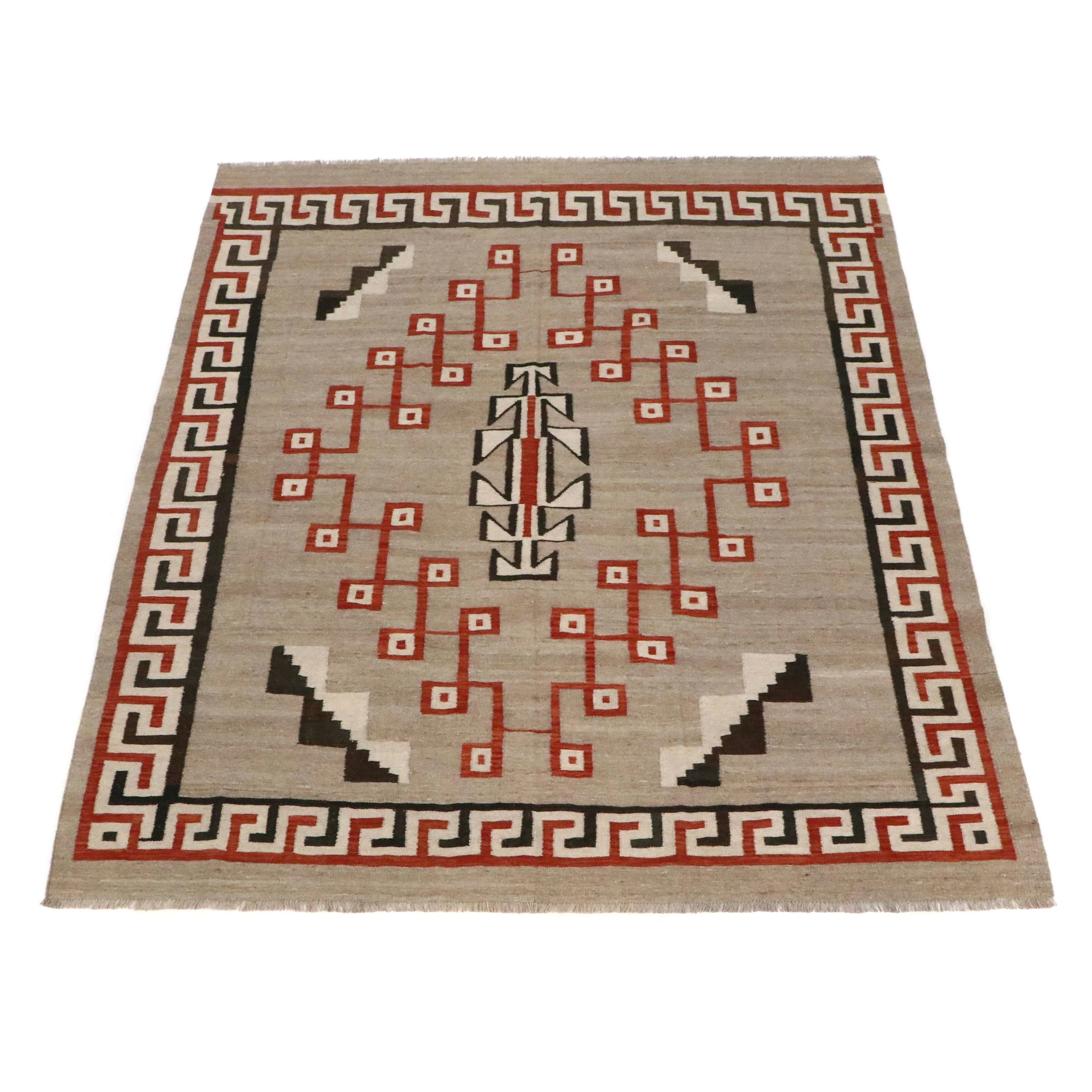 8'2 x 10' Handwoven Pakistani Southwestern Style Room-Sized Rug