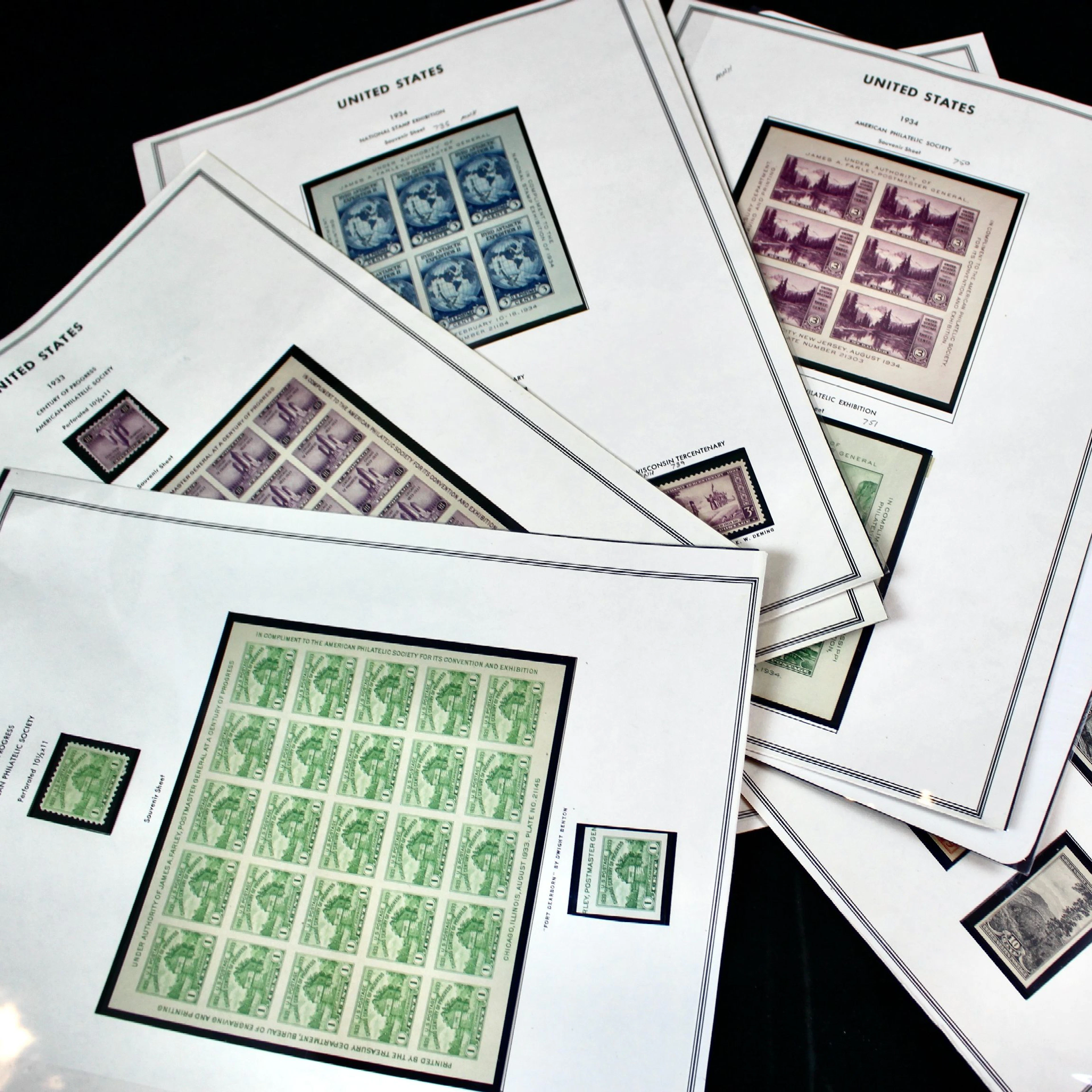 Extensive Farley Stamp Collection