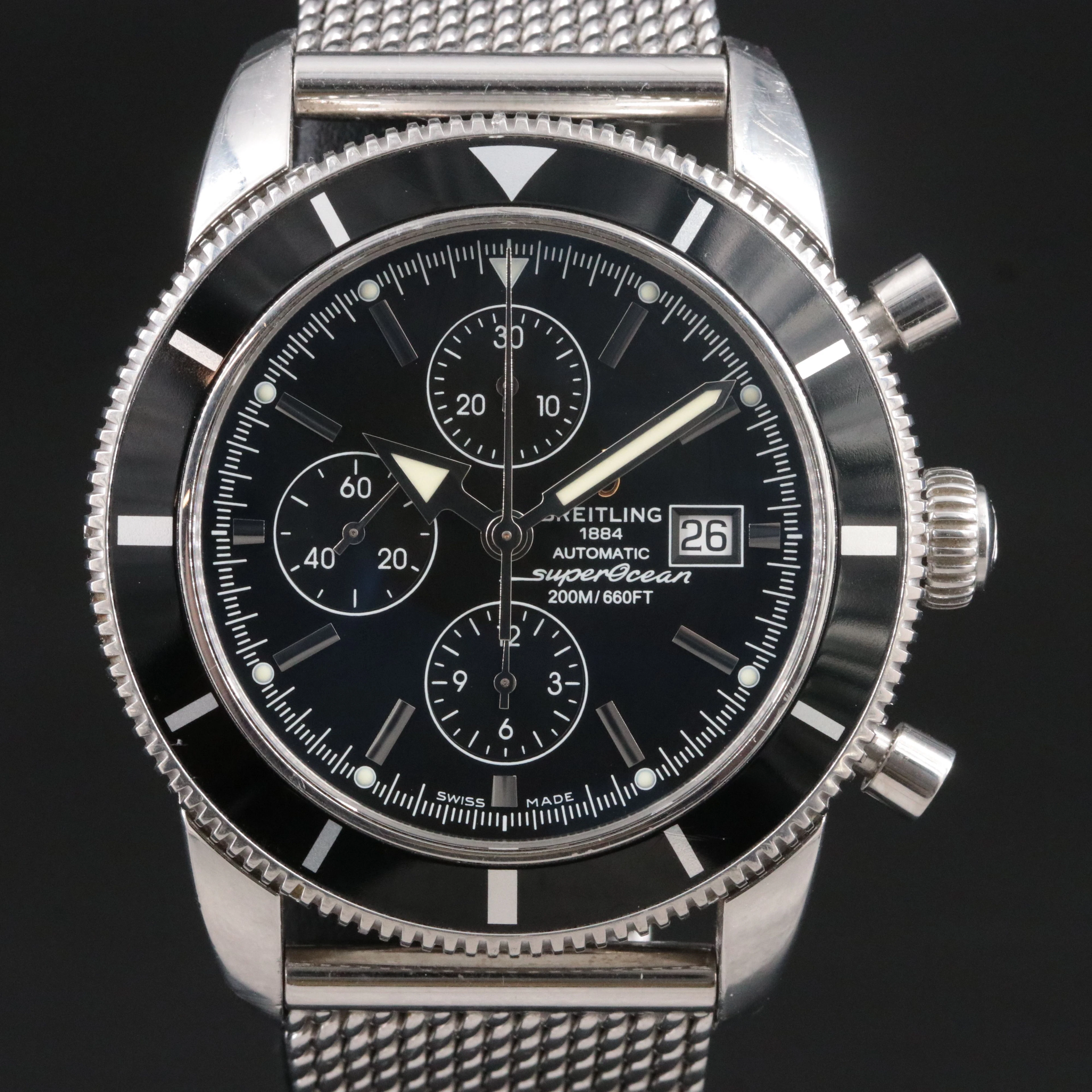 Breitling Superocean Heritage 46mm Chronograph Steel Automatic A13320 Watch