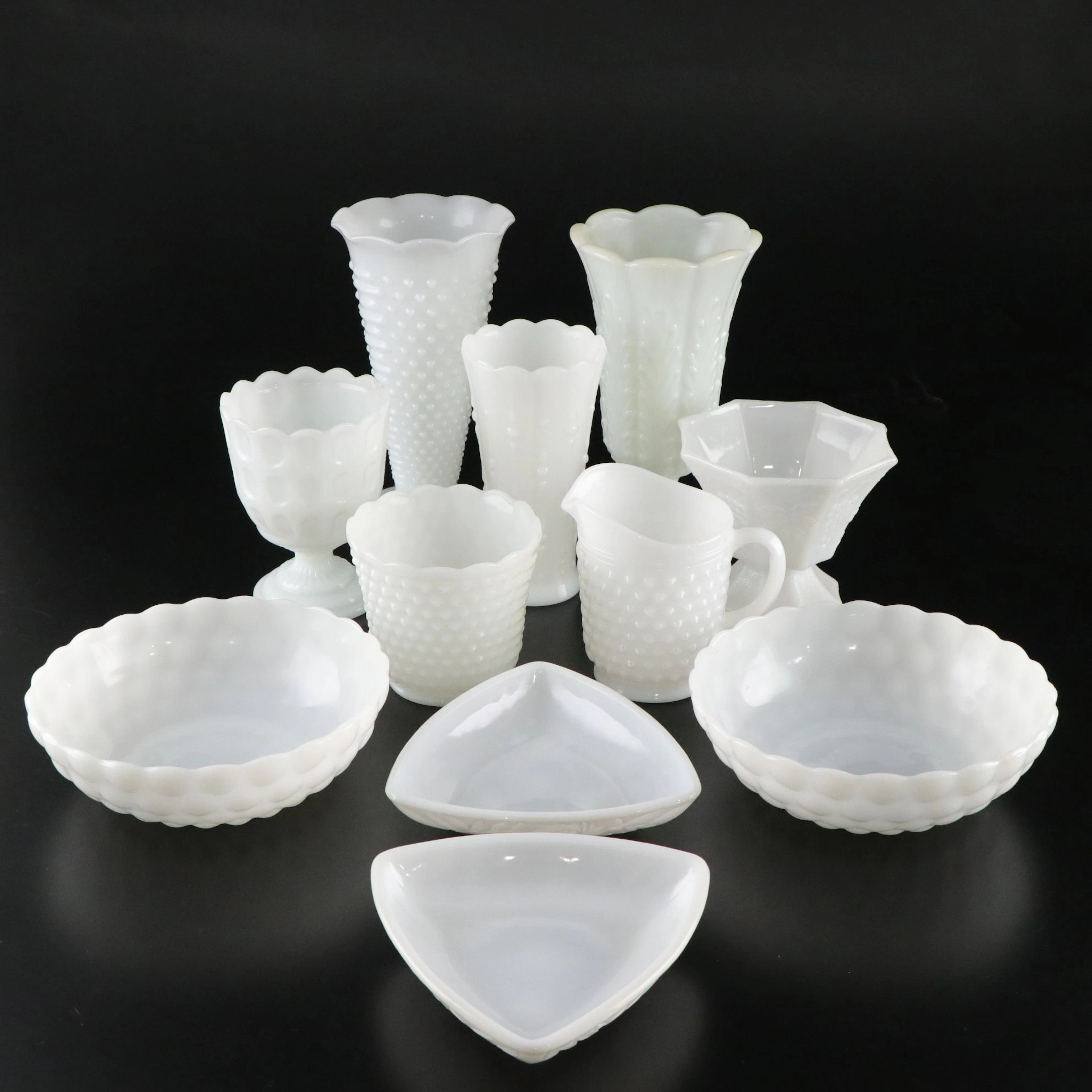 E.O. Brody & Anchor Hocking Glass Vases, Planter, and More