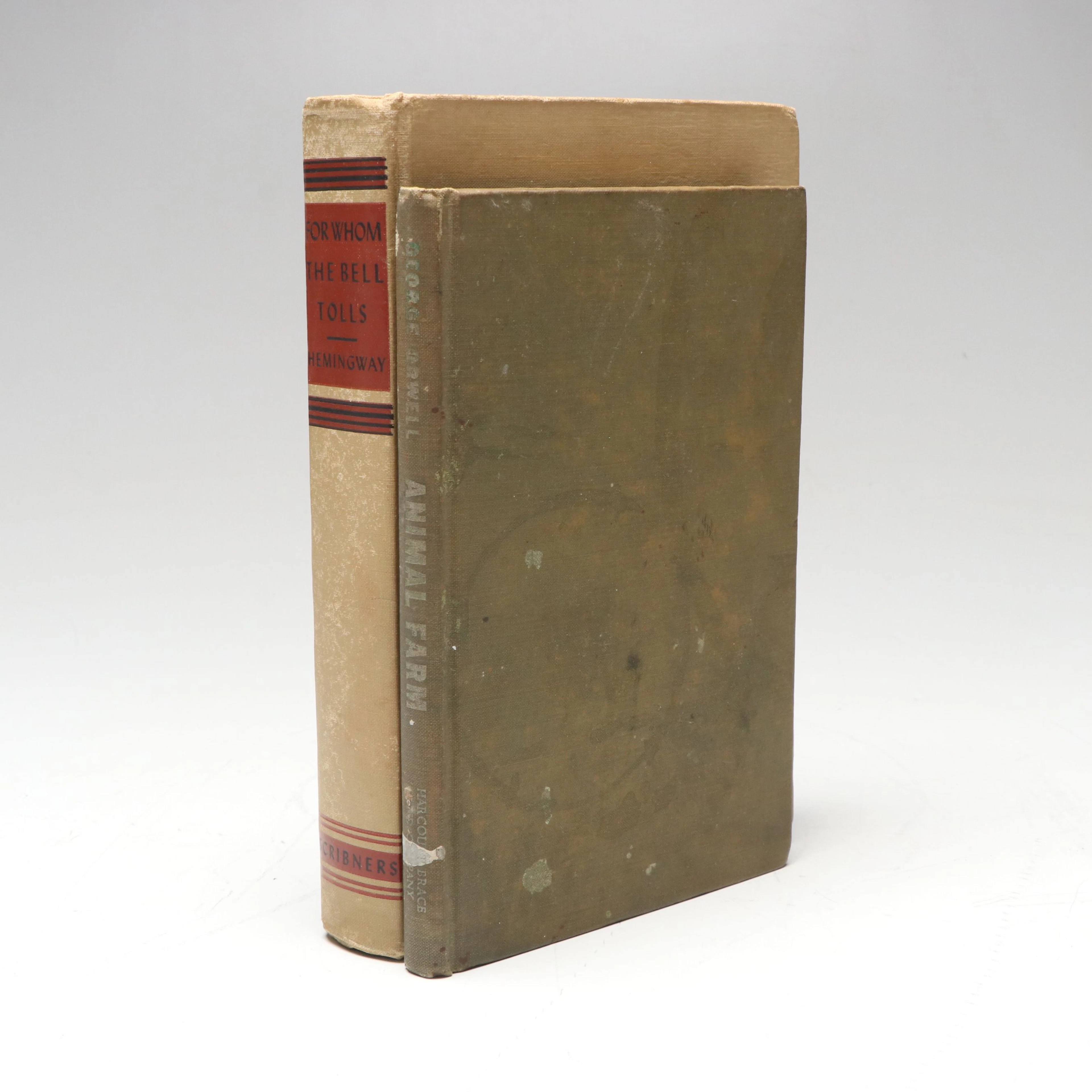Book Club Edition "For Whom the Bell Tolls" by Ernest Hemingway and More