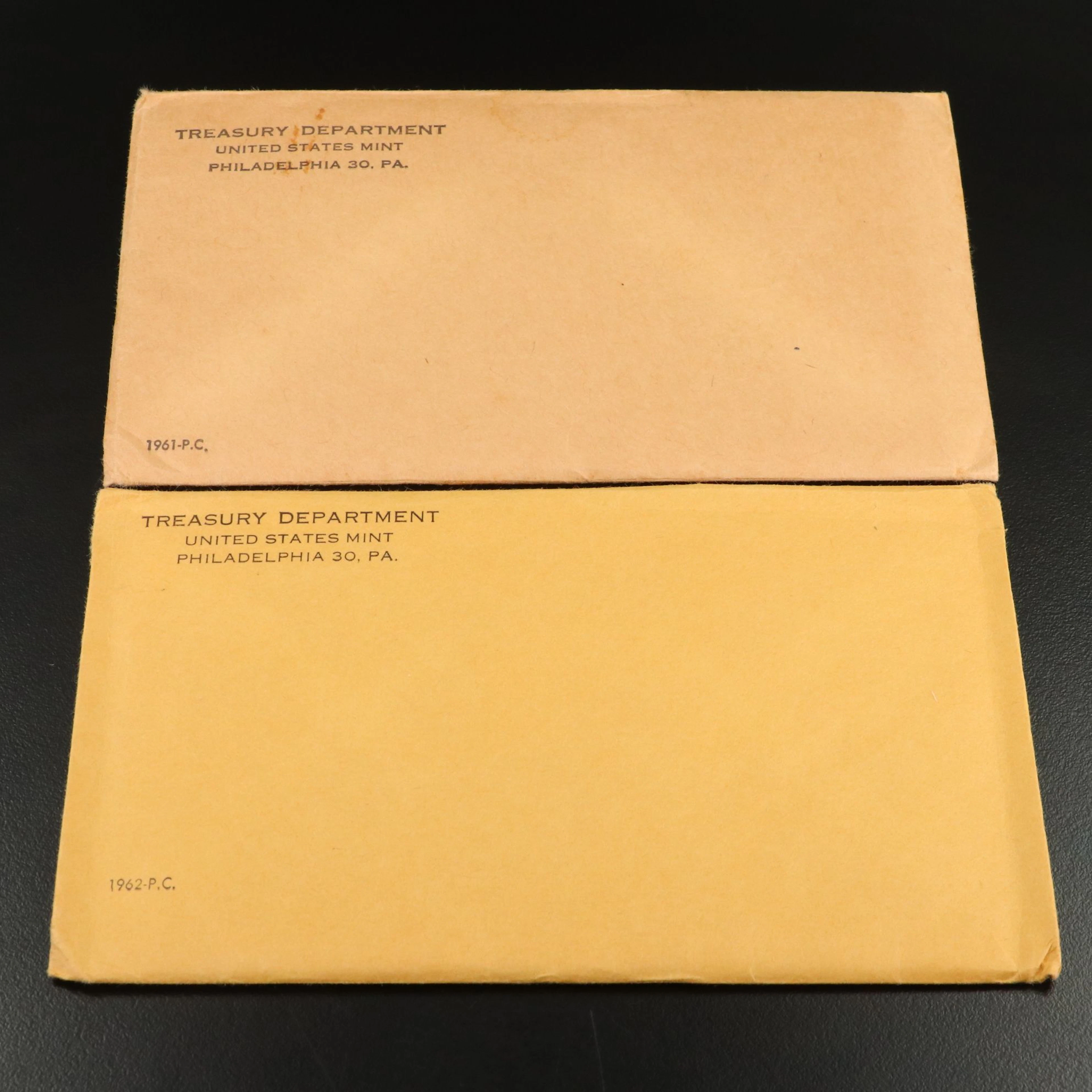 Two U.S. Classic Silver Proof sets, 1961 and 1962