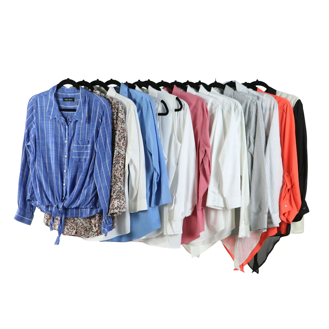 Coldwater Creek & Peter Nygard Long Sleeve Button-Up Shirts with More Tops