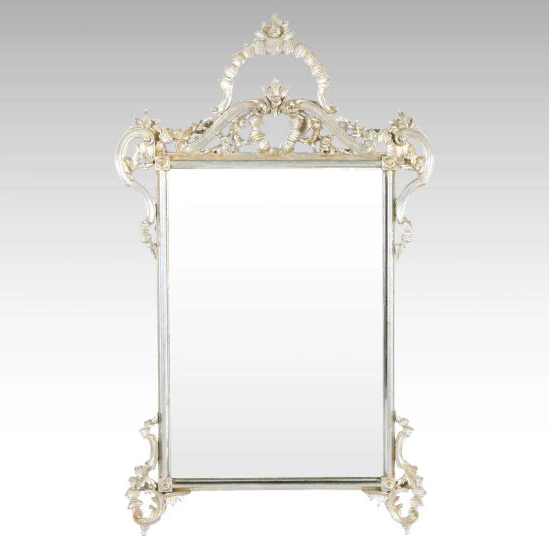 Ethan Allen Italian Rococo Style Wall Mirror