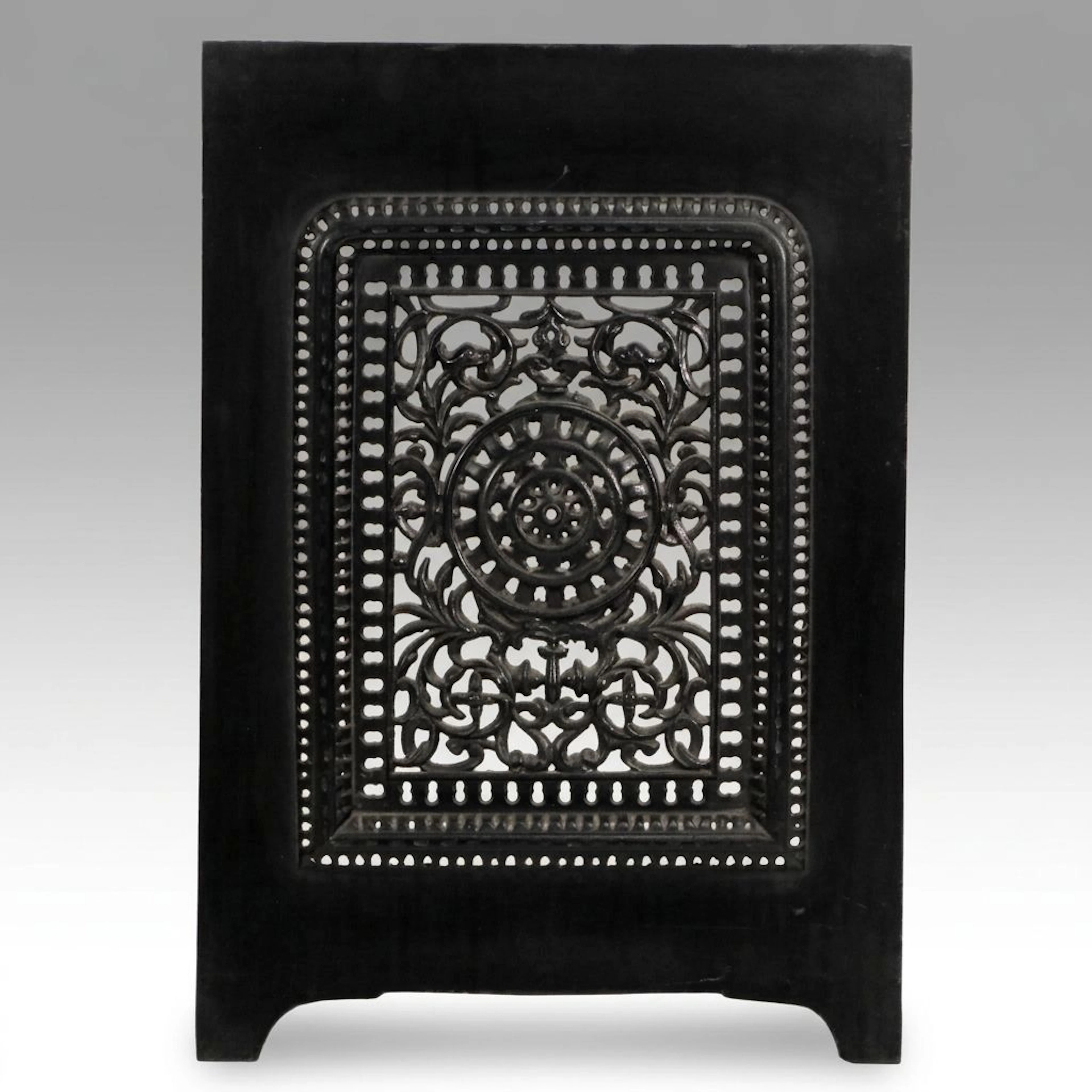 Victorian Aesthetic Movement Style Cast Iron Summer Cover