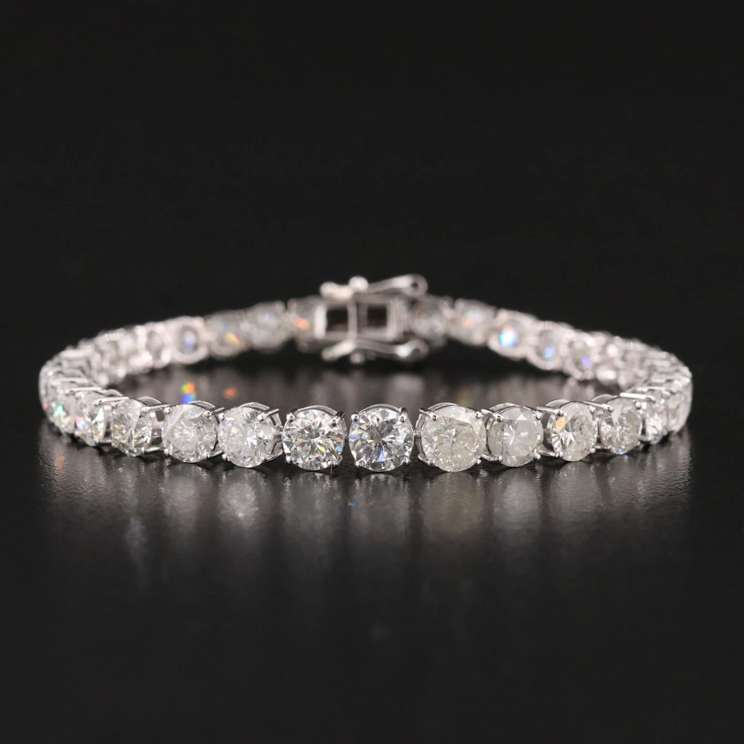 14K 13.97 CTW Diamond Line Bracelet