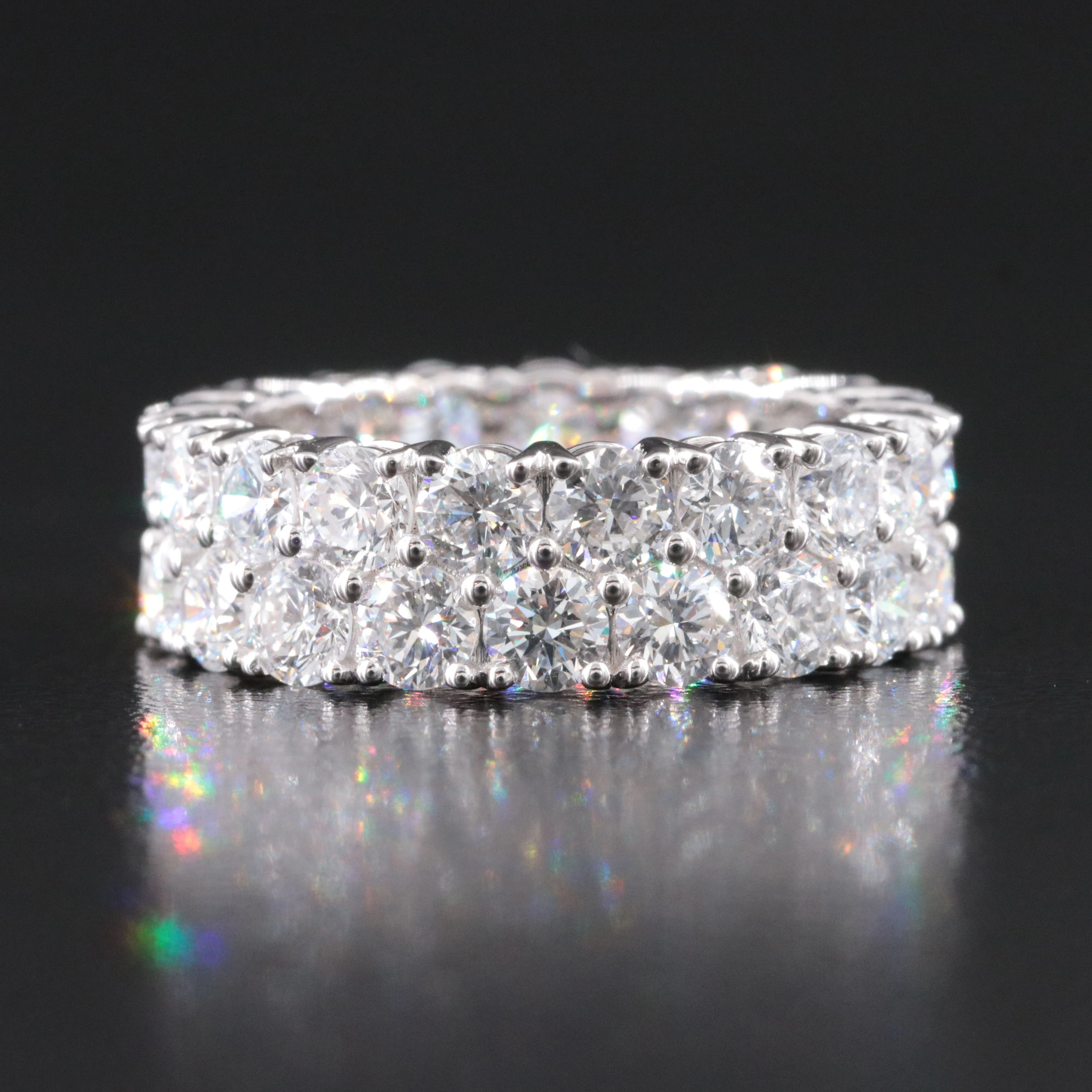 14K 5.50 CTW Lab Grown Diamond Eternity Band