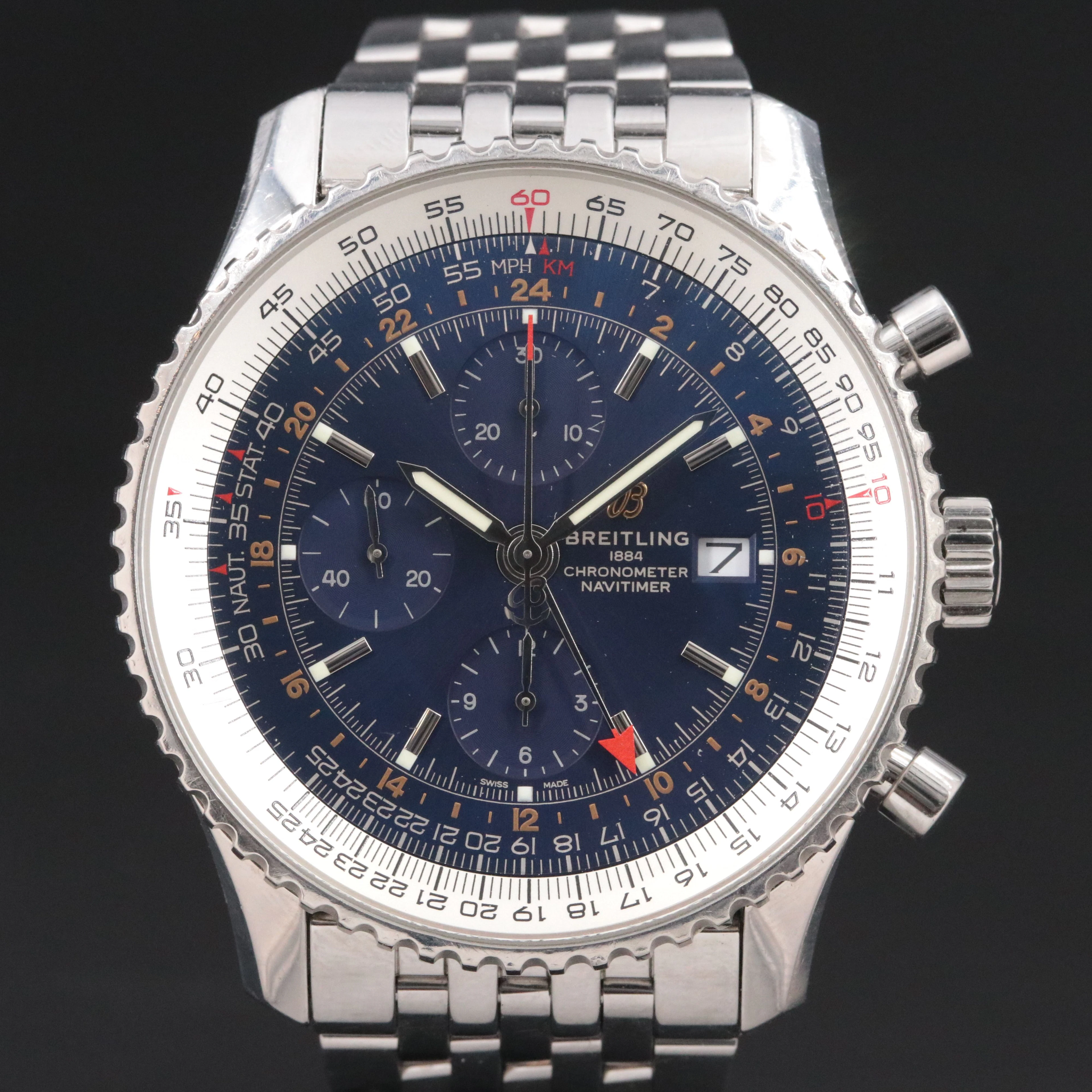 Breitling Navitimer 1 Chronograph GMT 46 Automatic Watch