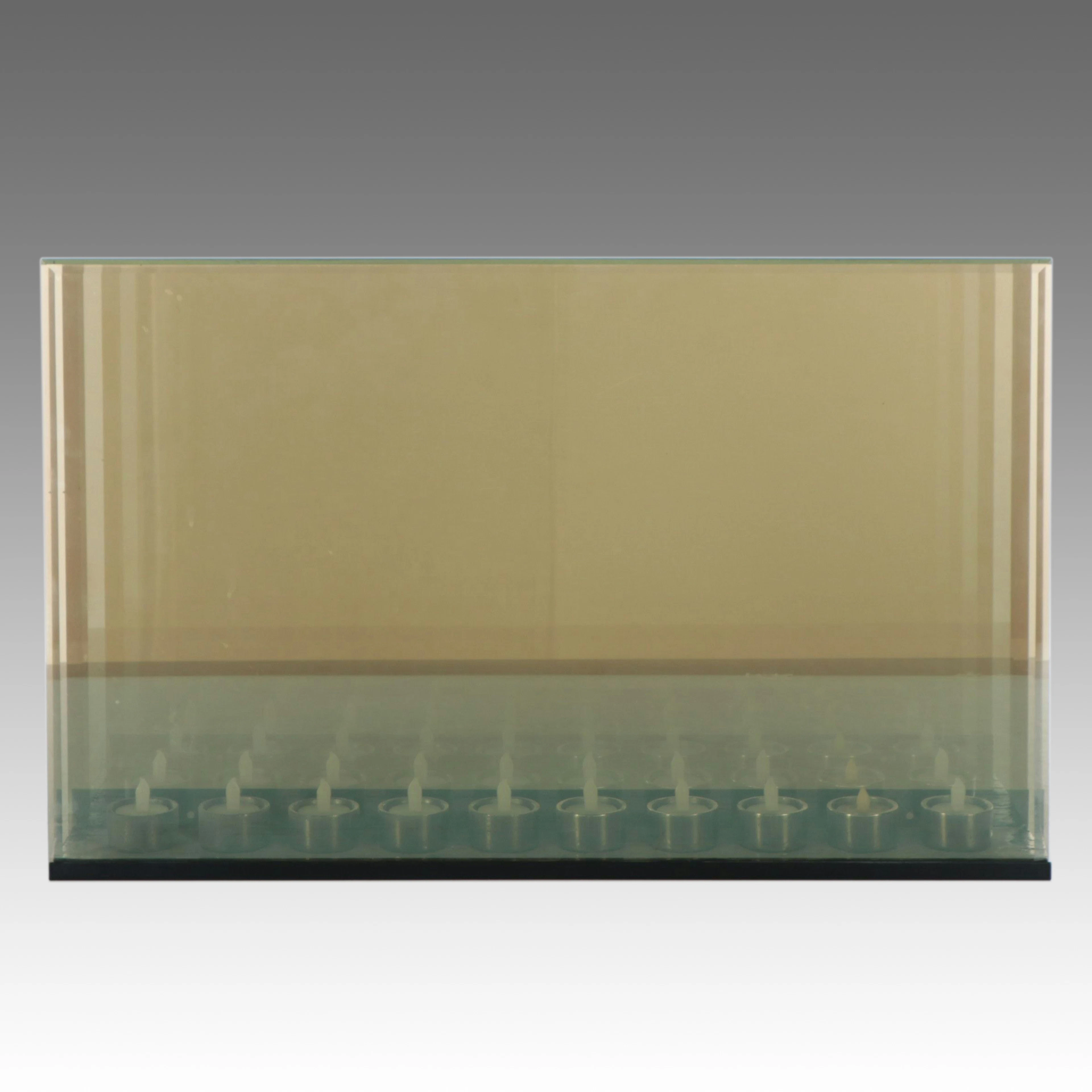 Minimalist Glass Votive Candle Box