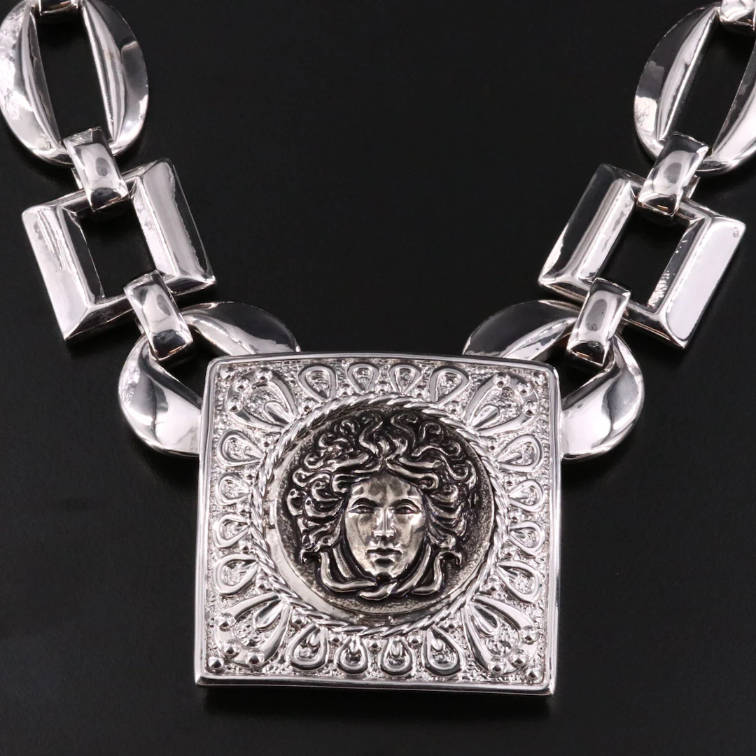 Graziella Braccialini Italian Medusa Necklace