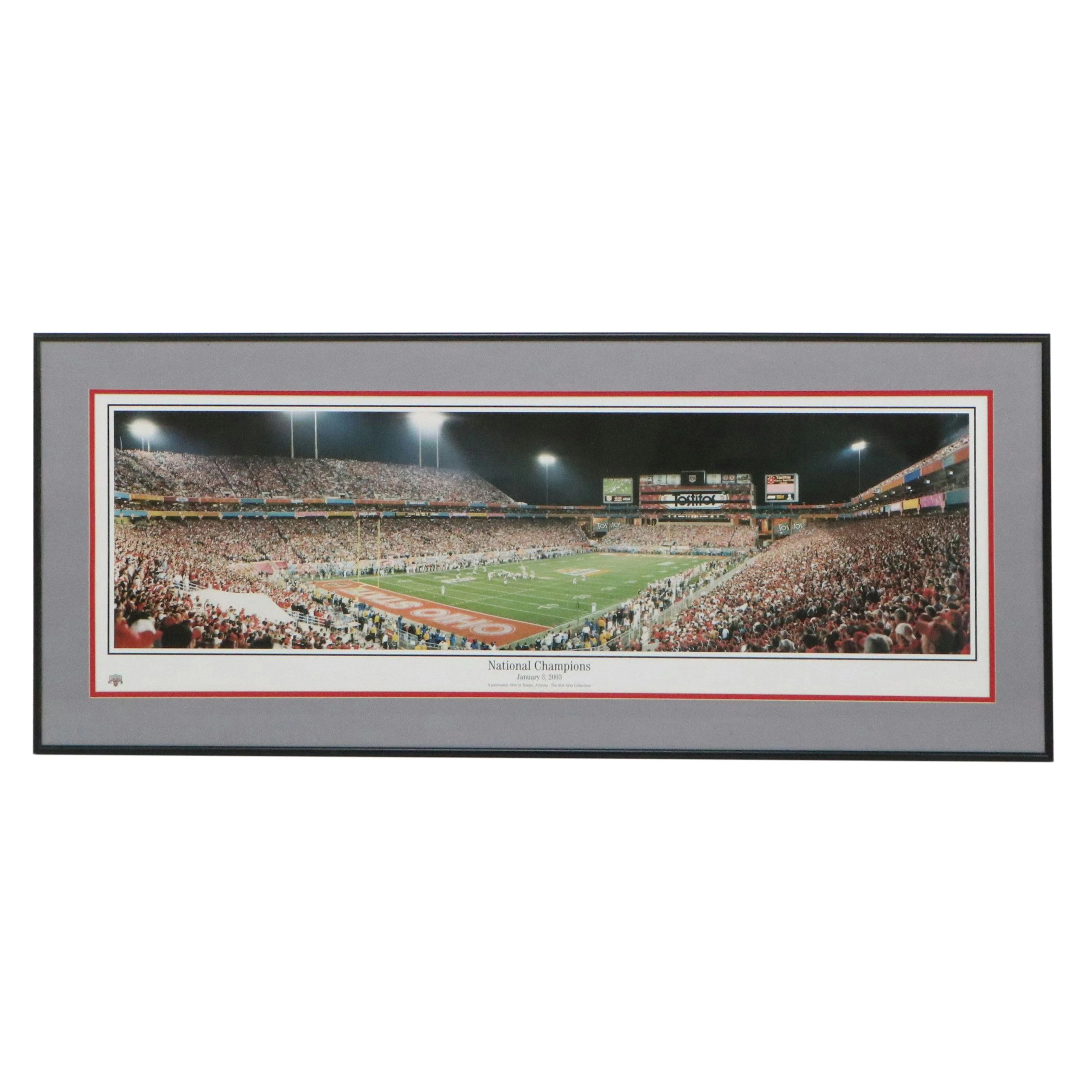 Framed Ohio State Football National Championship Poster, 2003