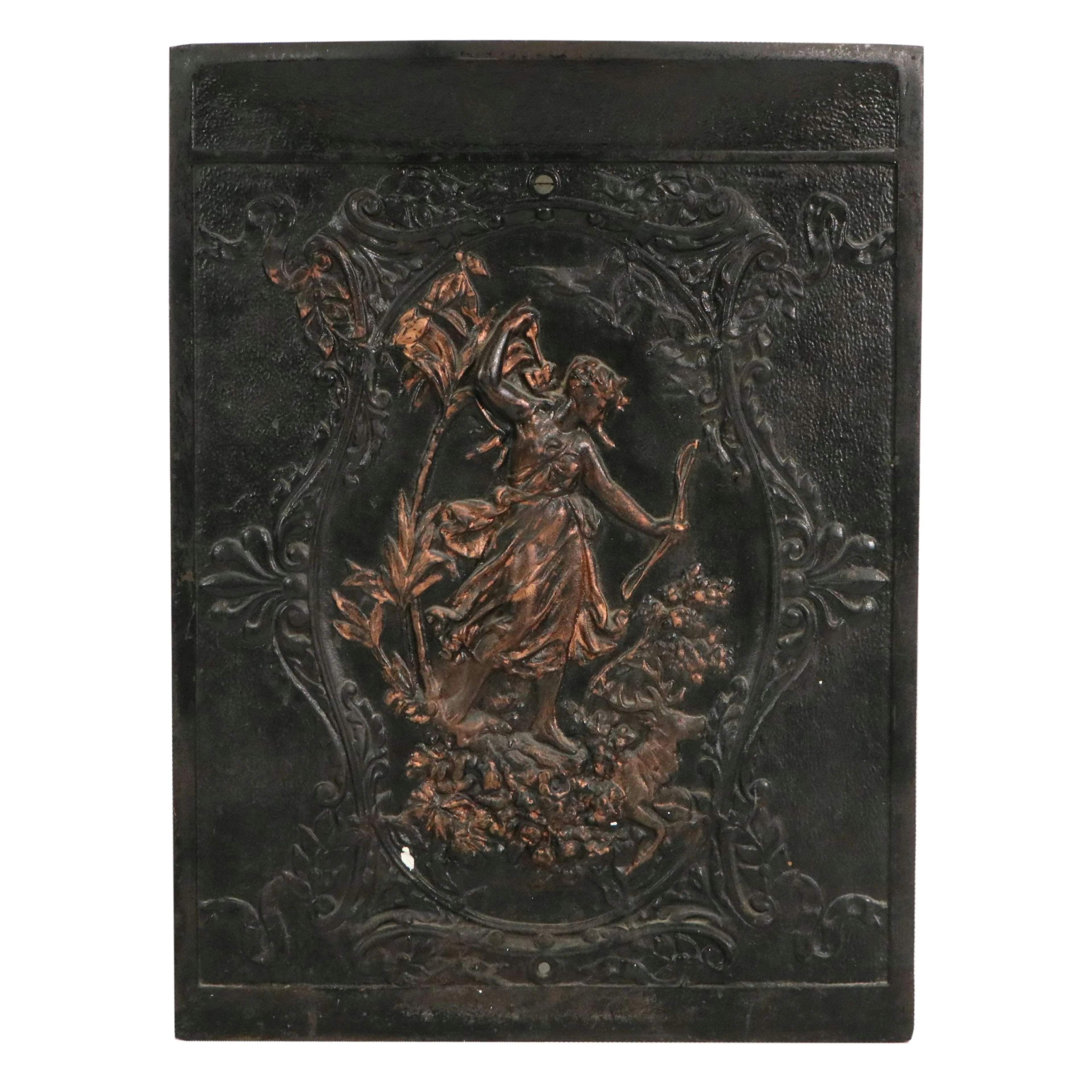 Art Nouveau Style Cast Iron Summer Cover, Late 19th to Early 20th Century