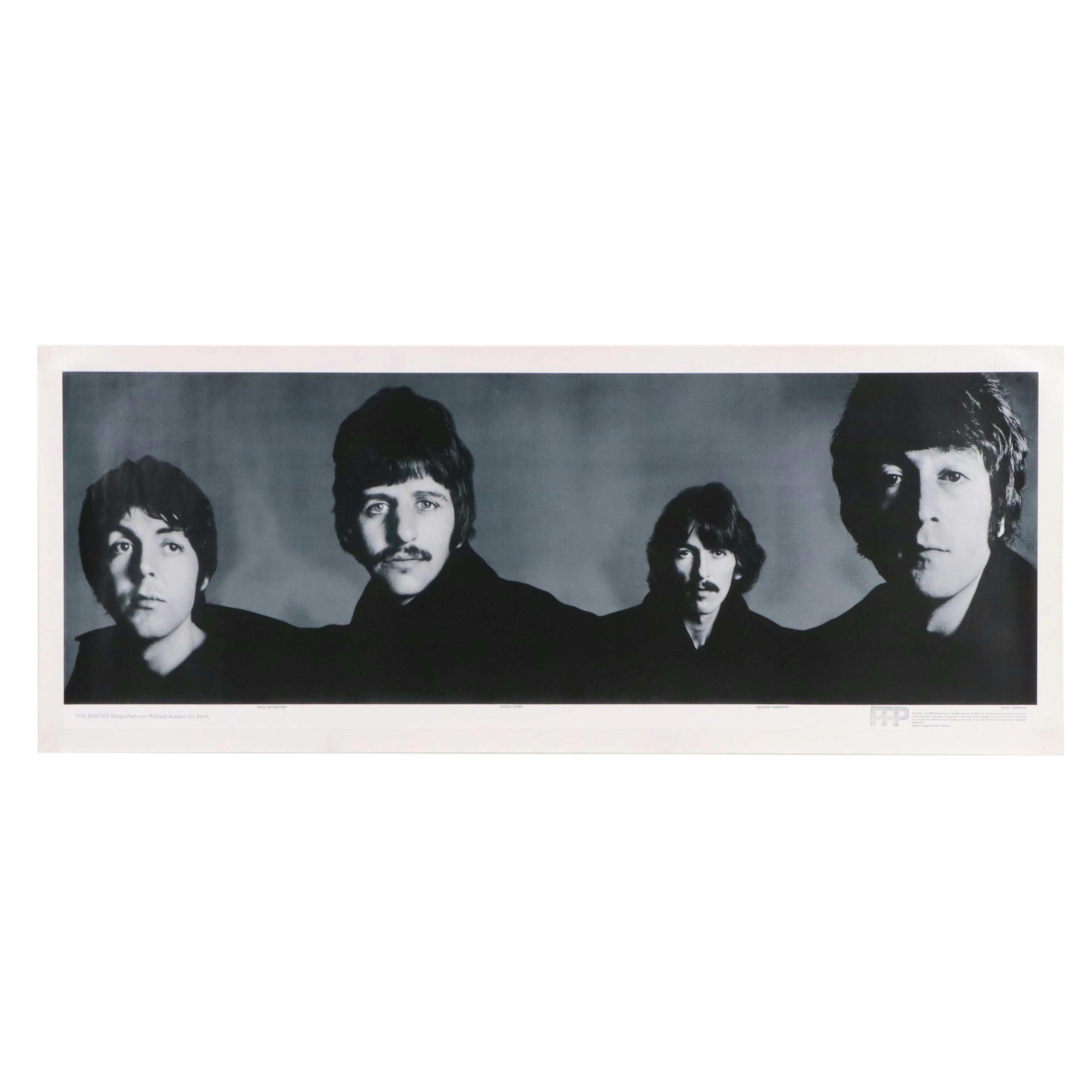 Photographic Offset Lithograph of The Beatles After Richard Avedon
