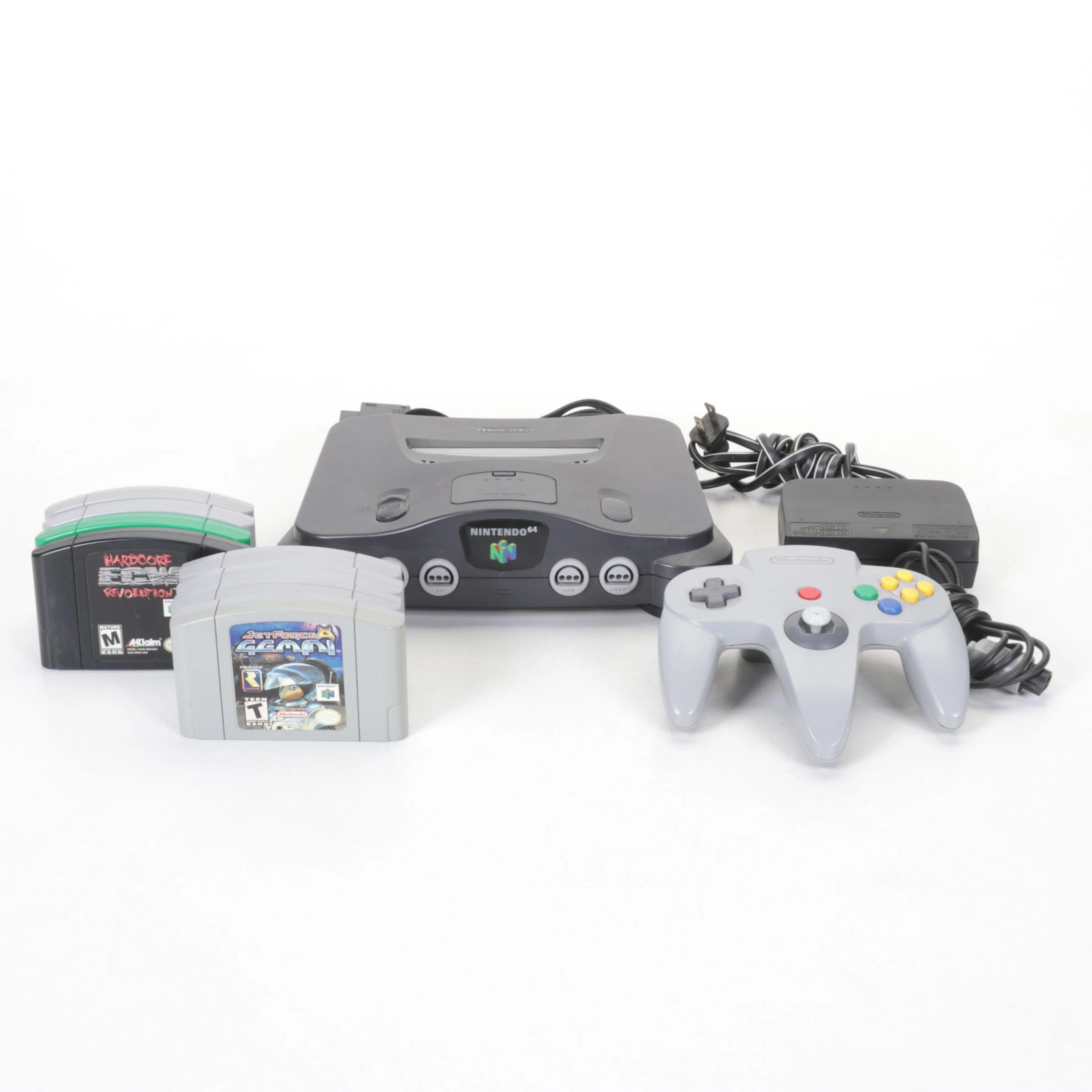 Nintendo 64 Game Console with Legend of Zelda, Star Wars & Other Games