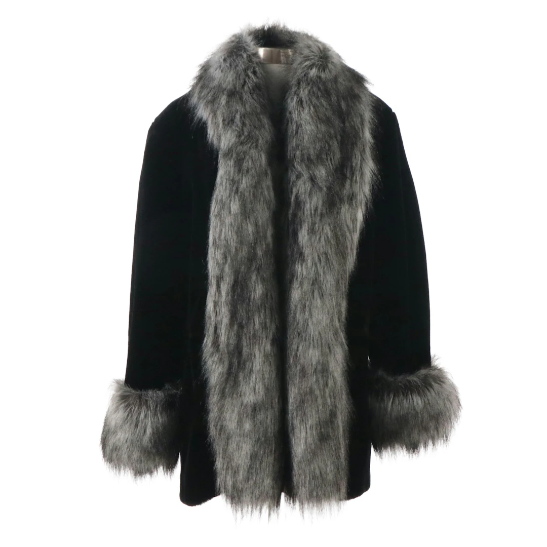 Donna Salyers' Fabulous Furs Faux Fur Stroller Coat