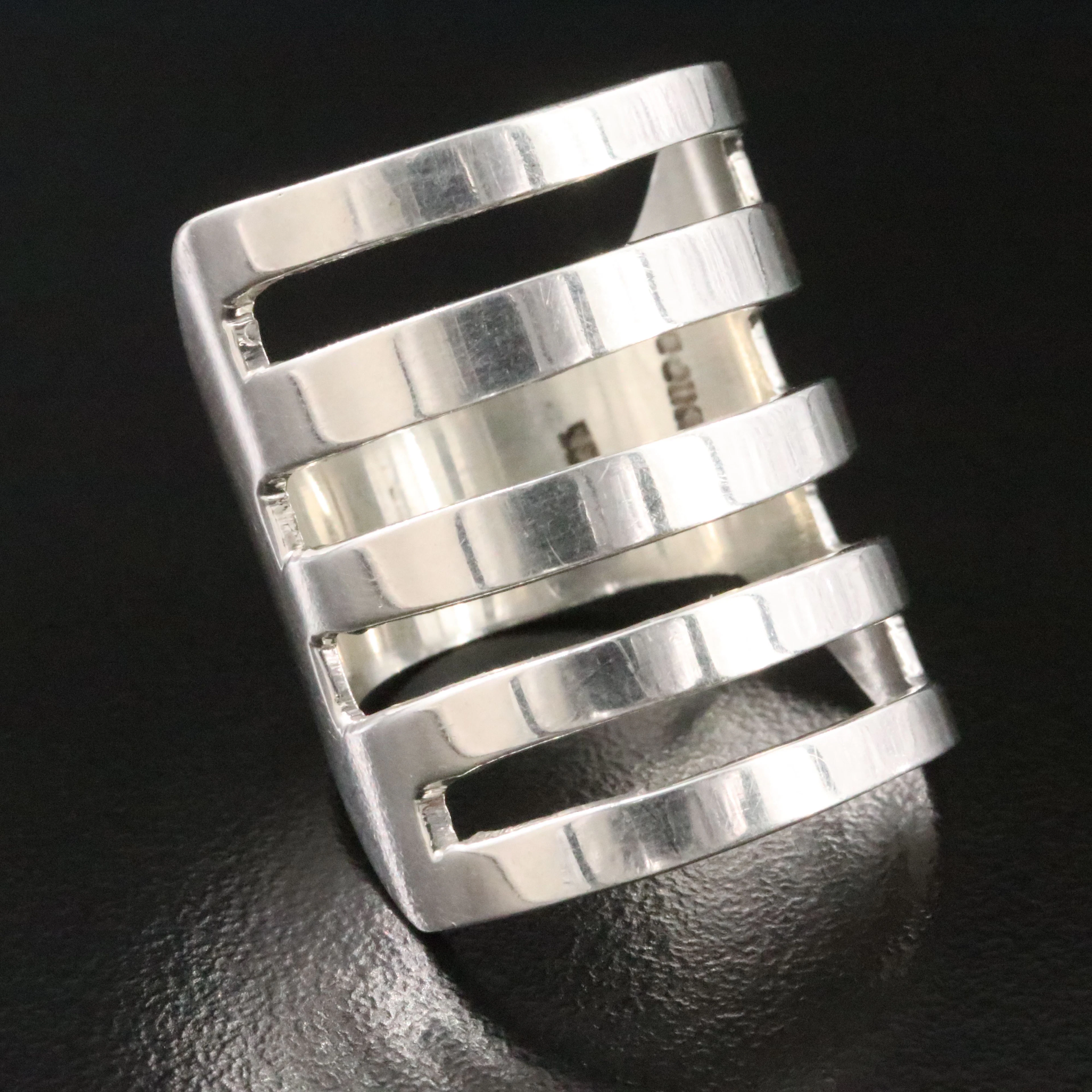 Mexican Sterling Cut-Out Ring