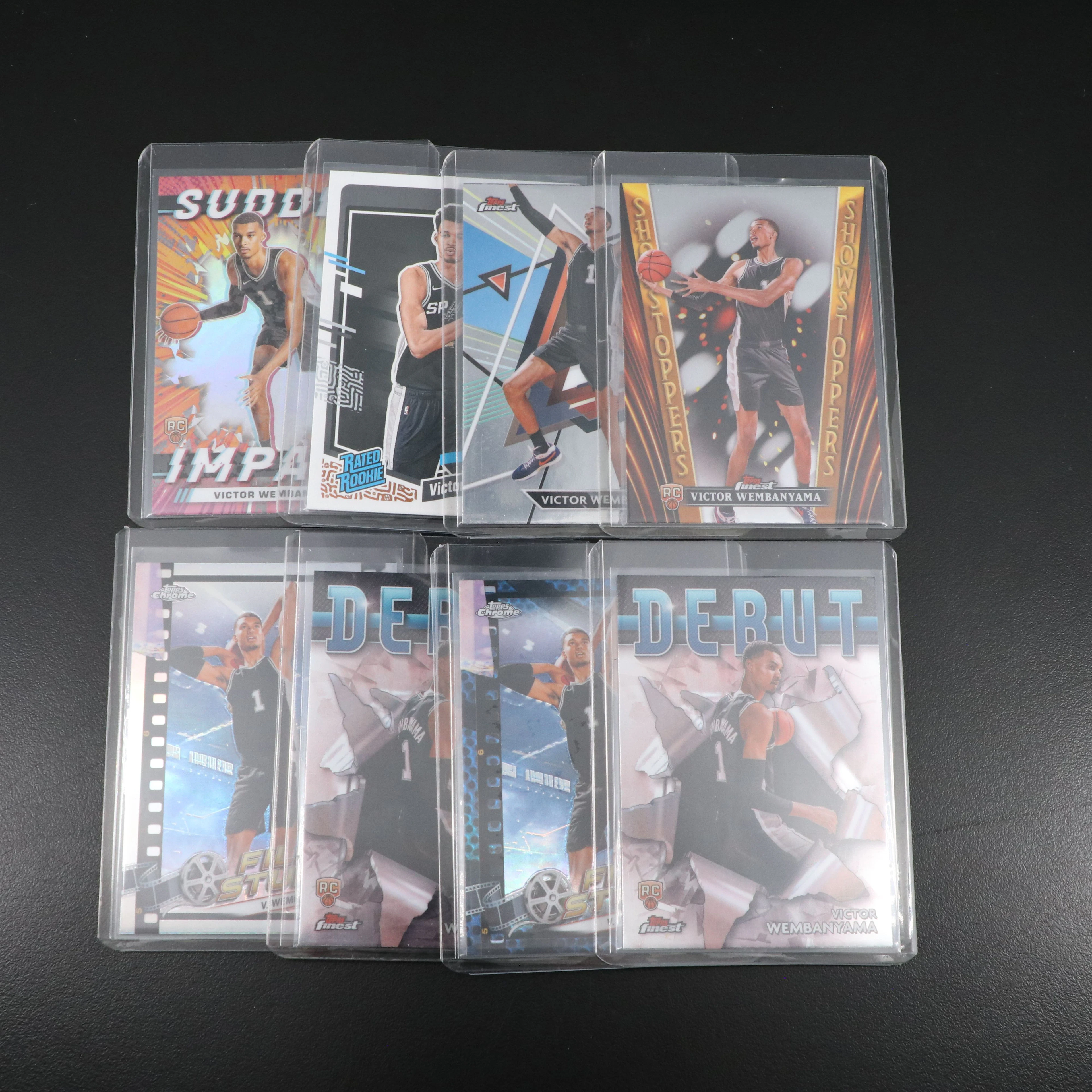 Donruss and Other Victor Wembanyama Rookie Year Basketball Cards